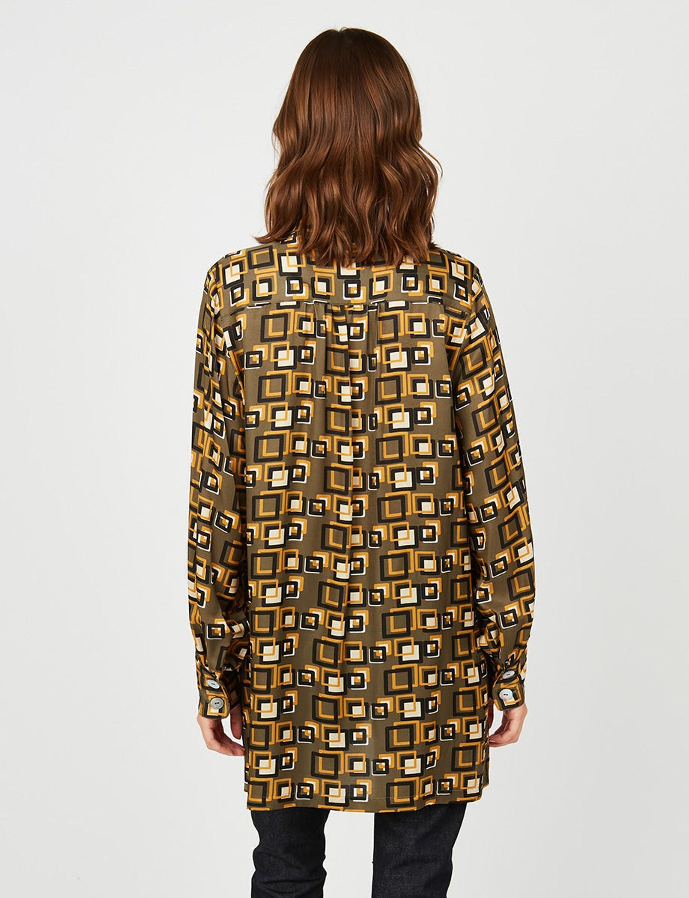 Chemise Marie Sophie imprimé kaki