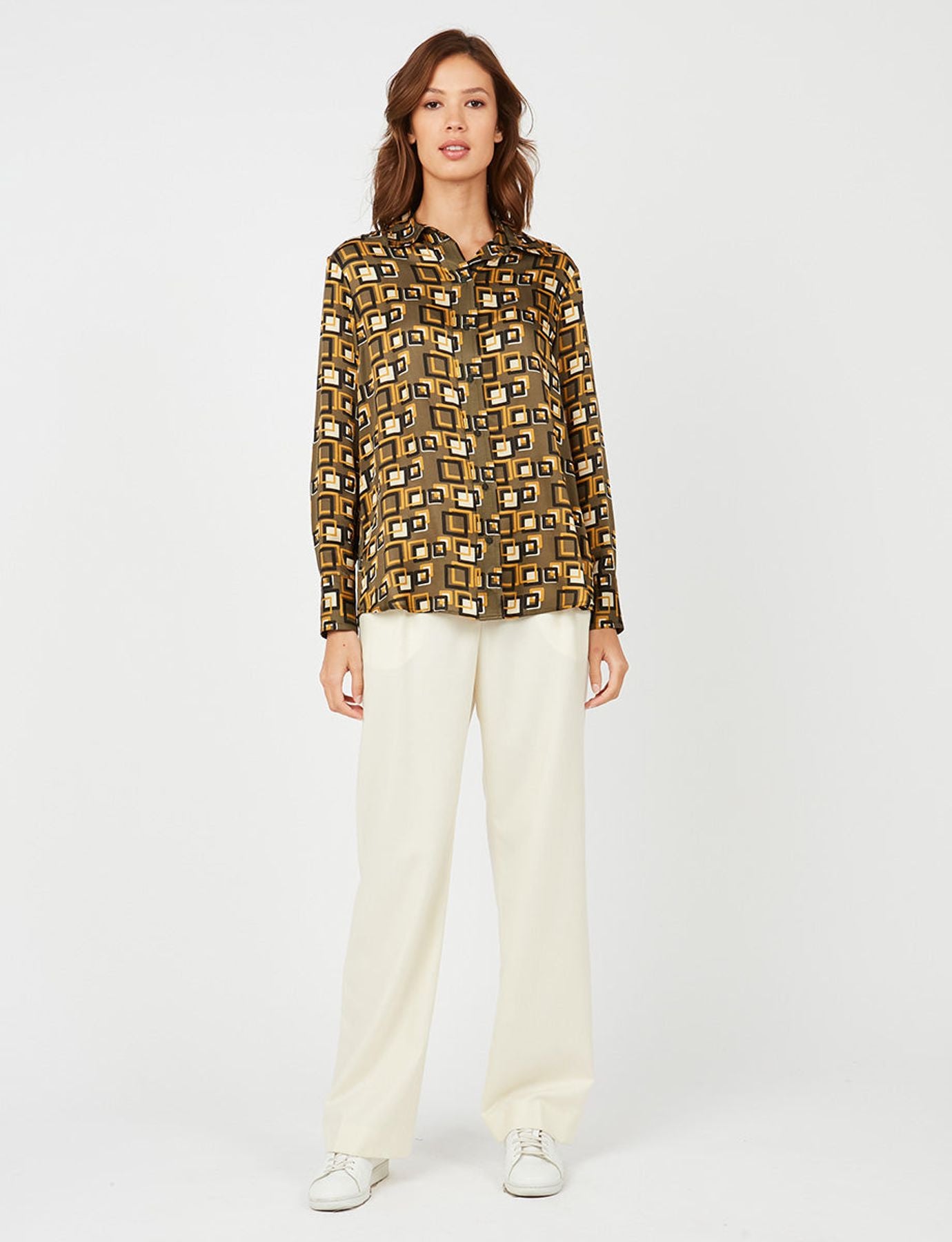 Maureen khaki shirt
