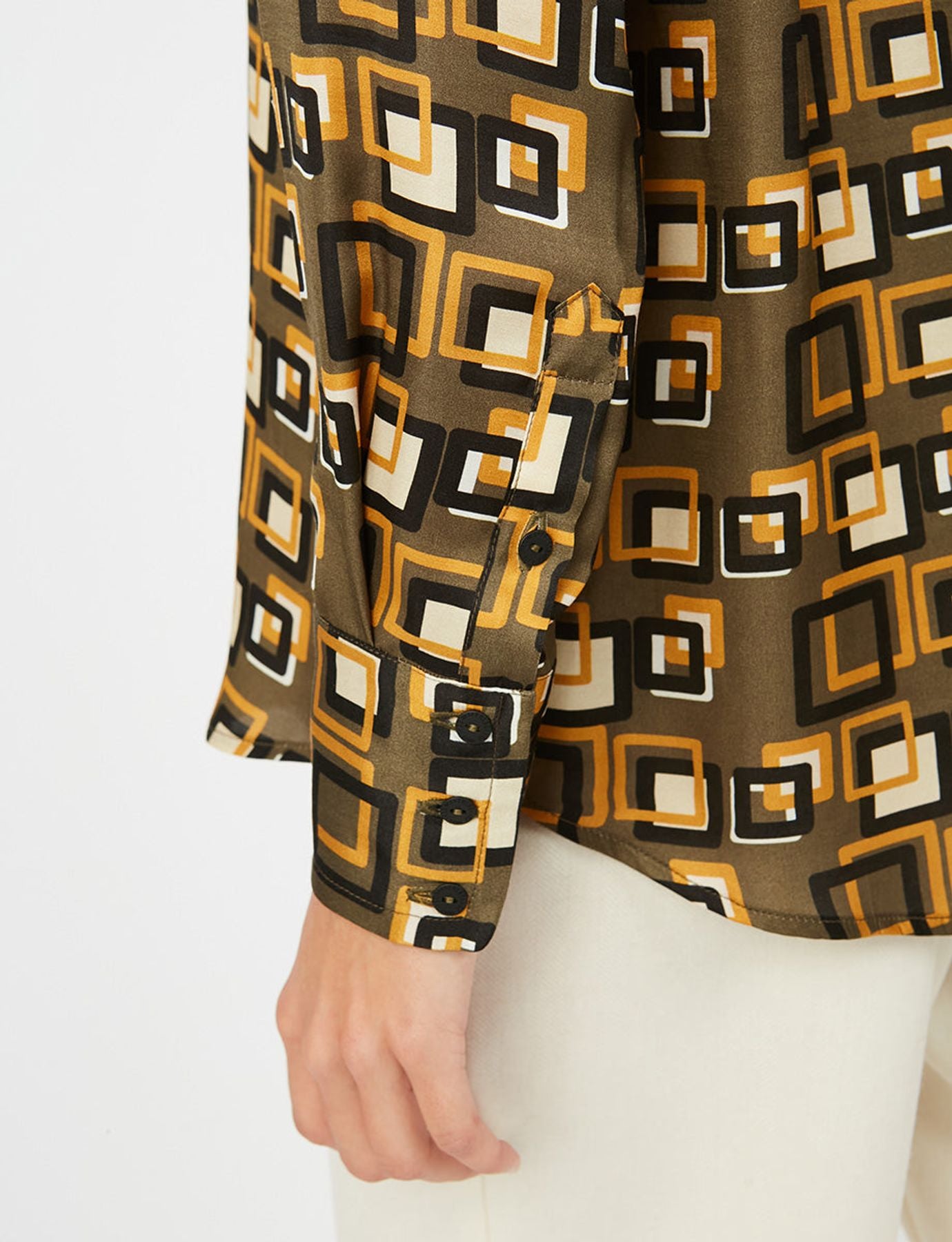 Maureen khaki shirt