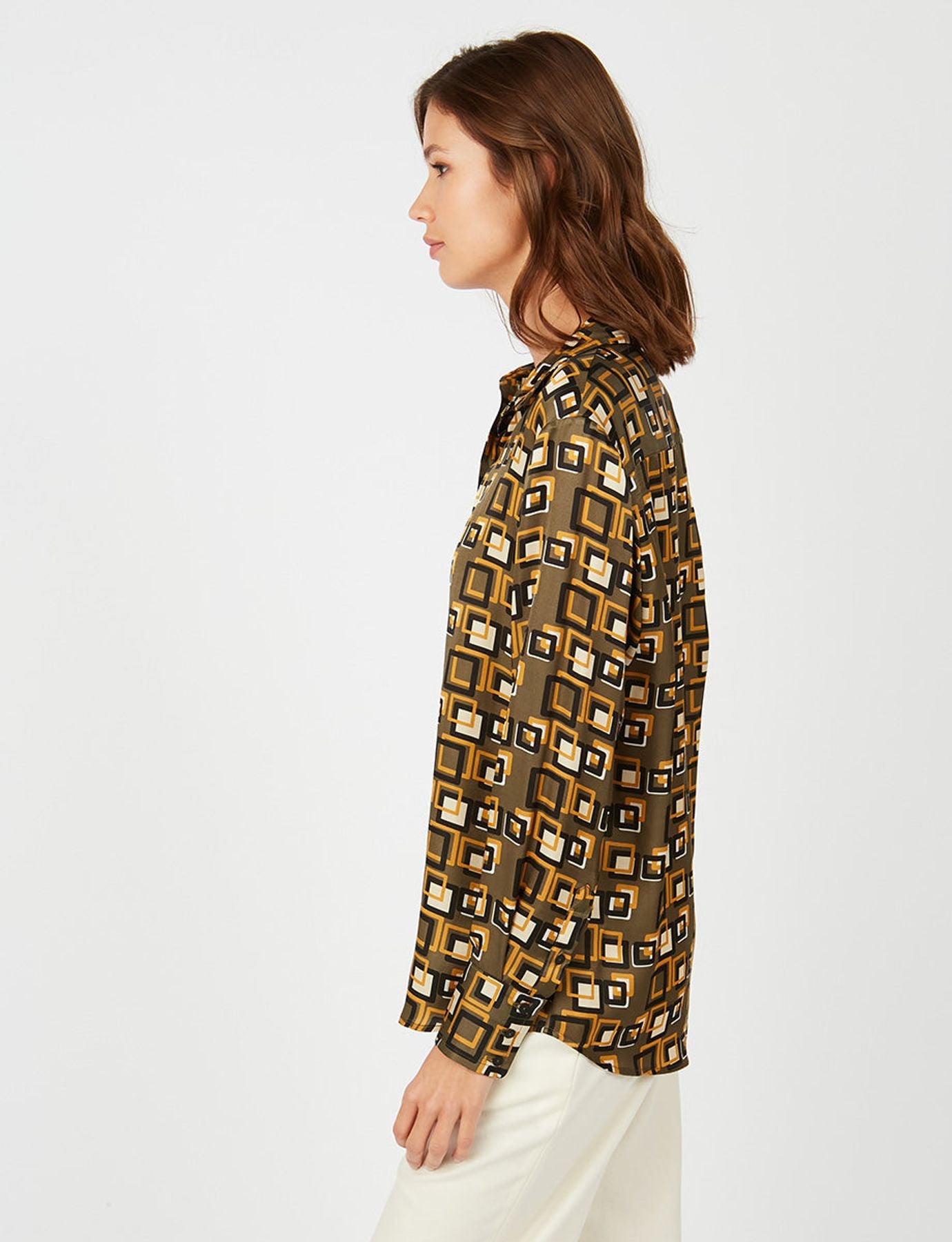 Maureen khaki shirt