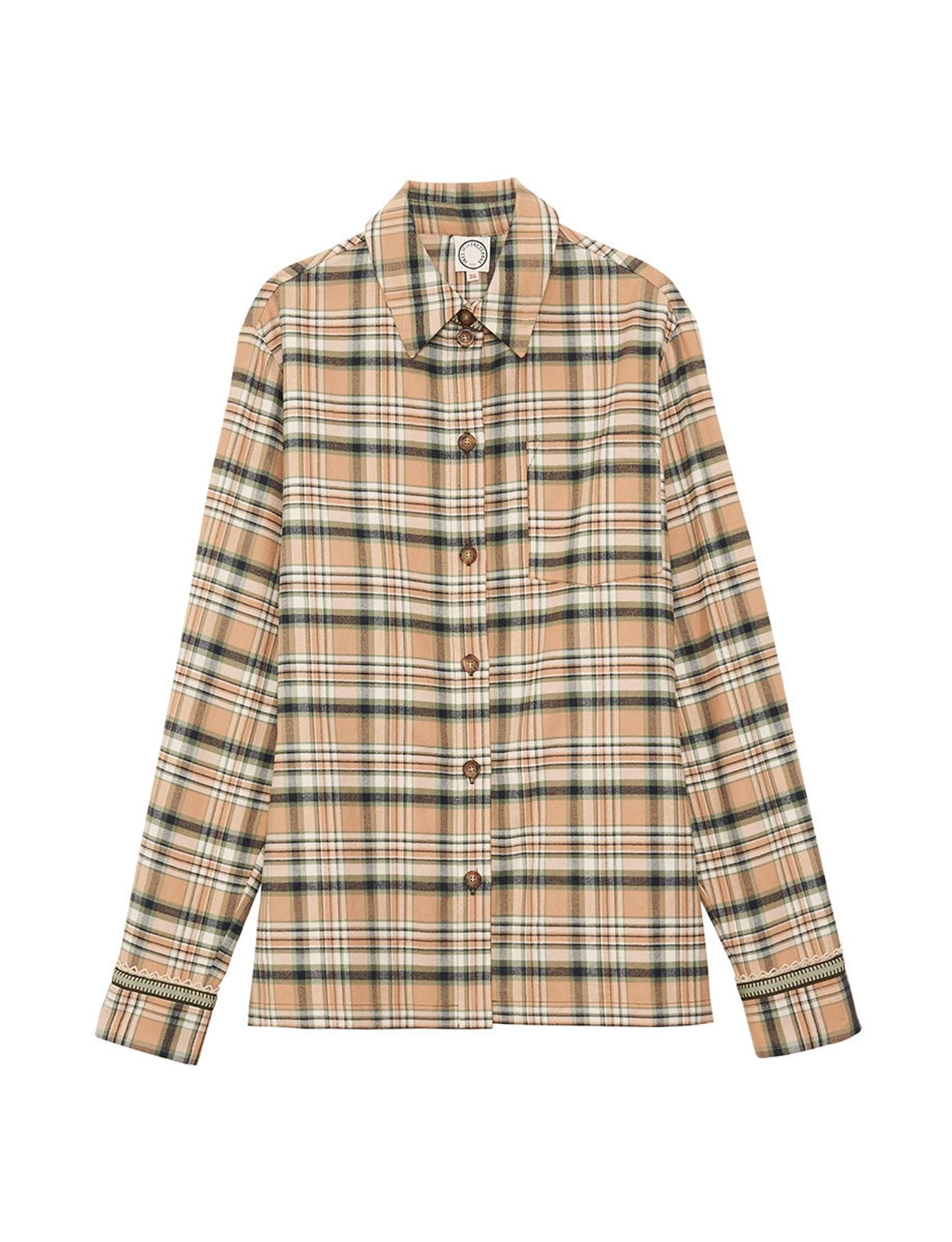 Cassia plaid shirt