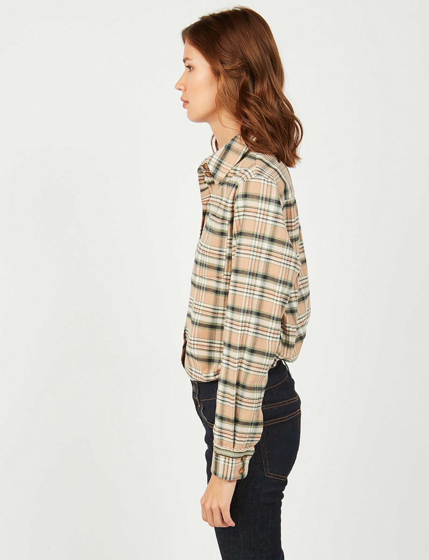 Cassia plaid shirt