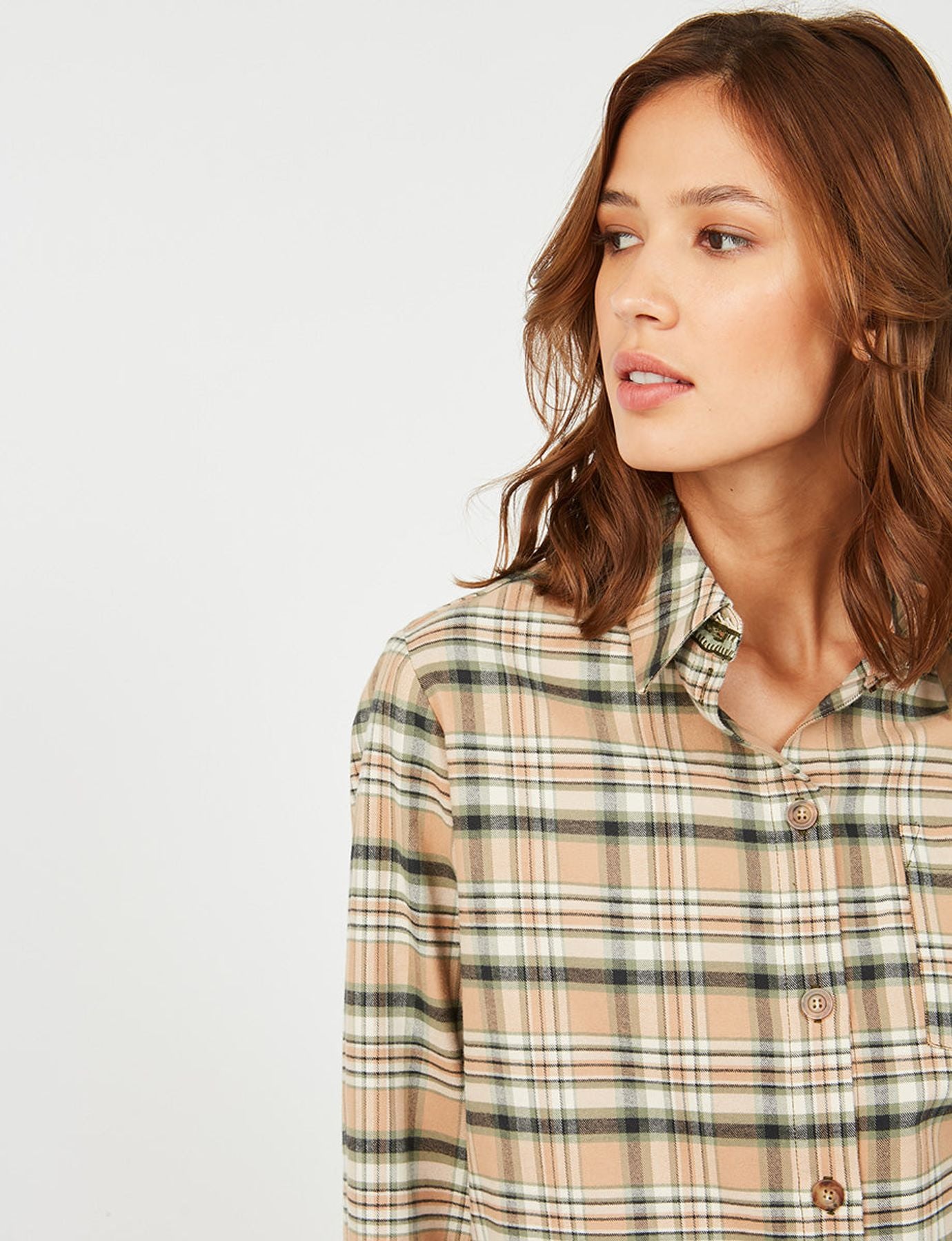 Cassia plaid shirt