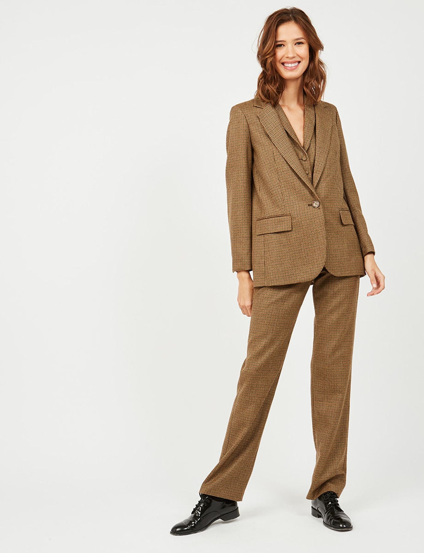 Bruna houndstooth jacket