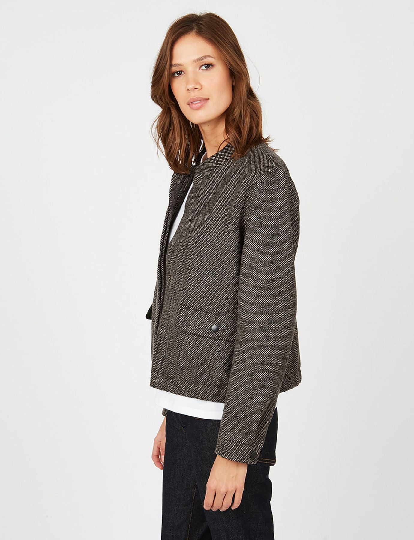 Black and beige Dino jacket