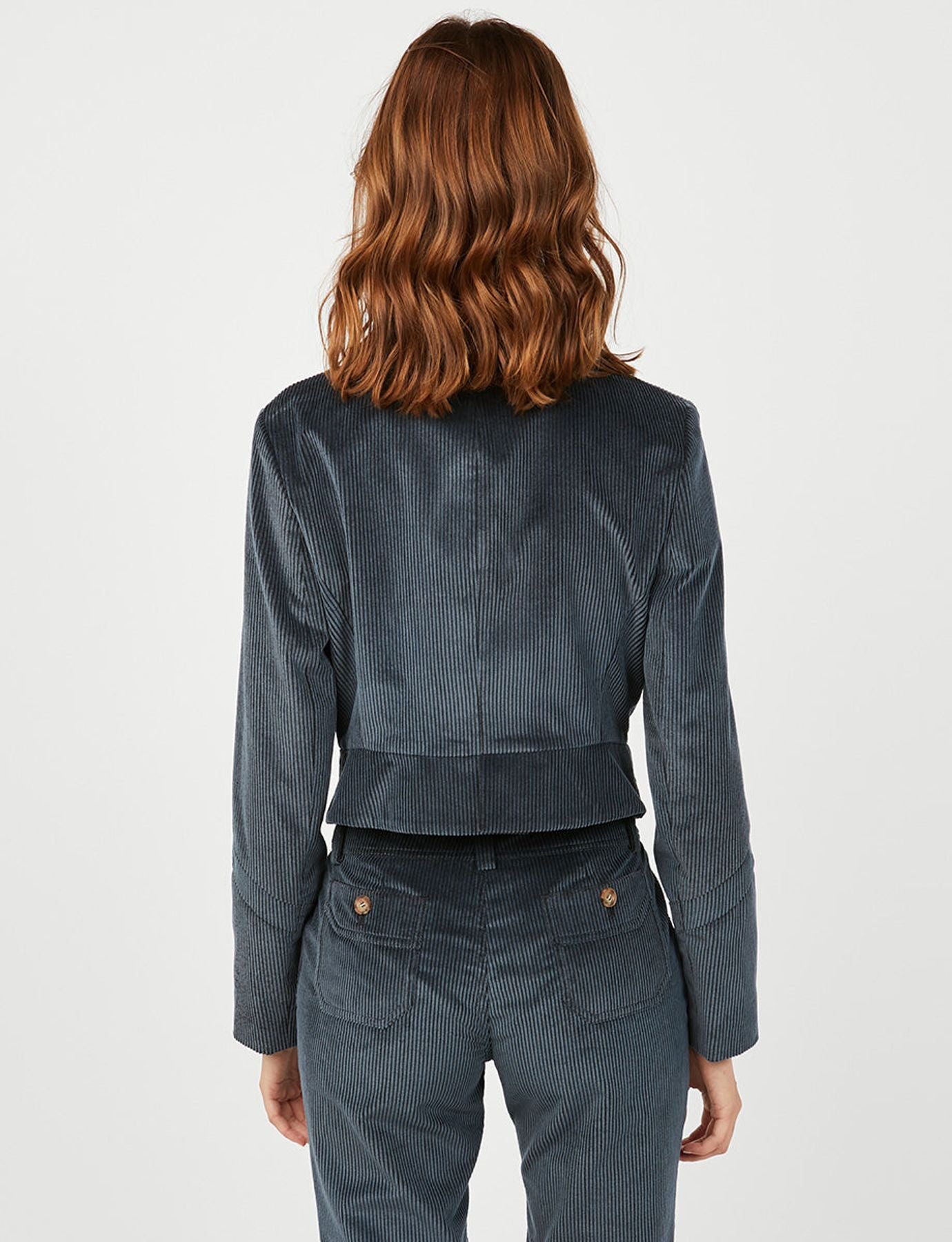 Stelane blue velvet jacket
