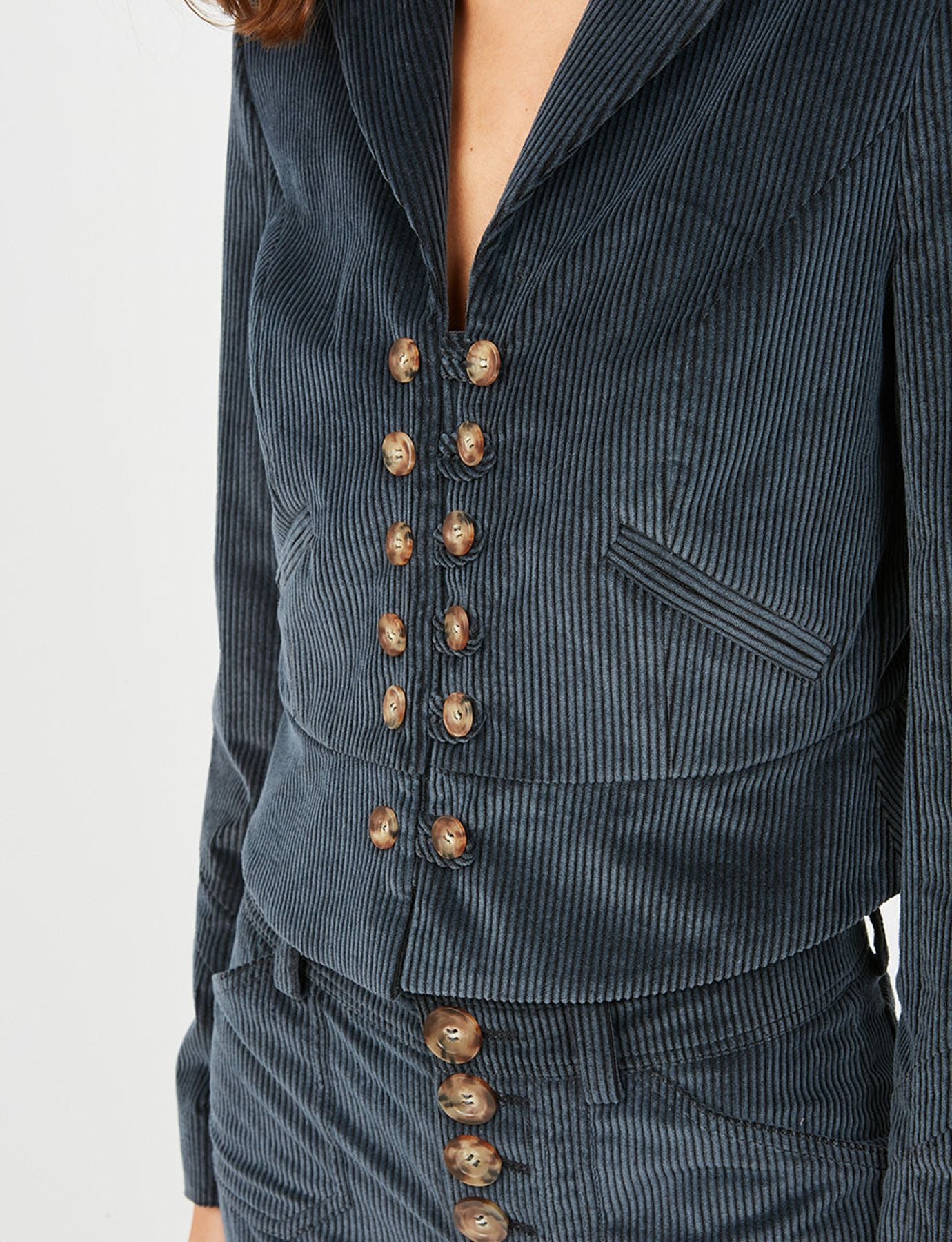 Stelane blue velvet jacket