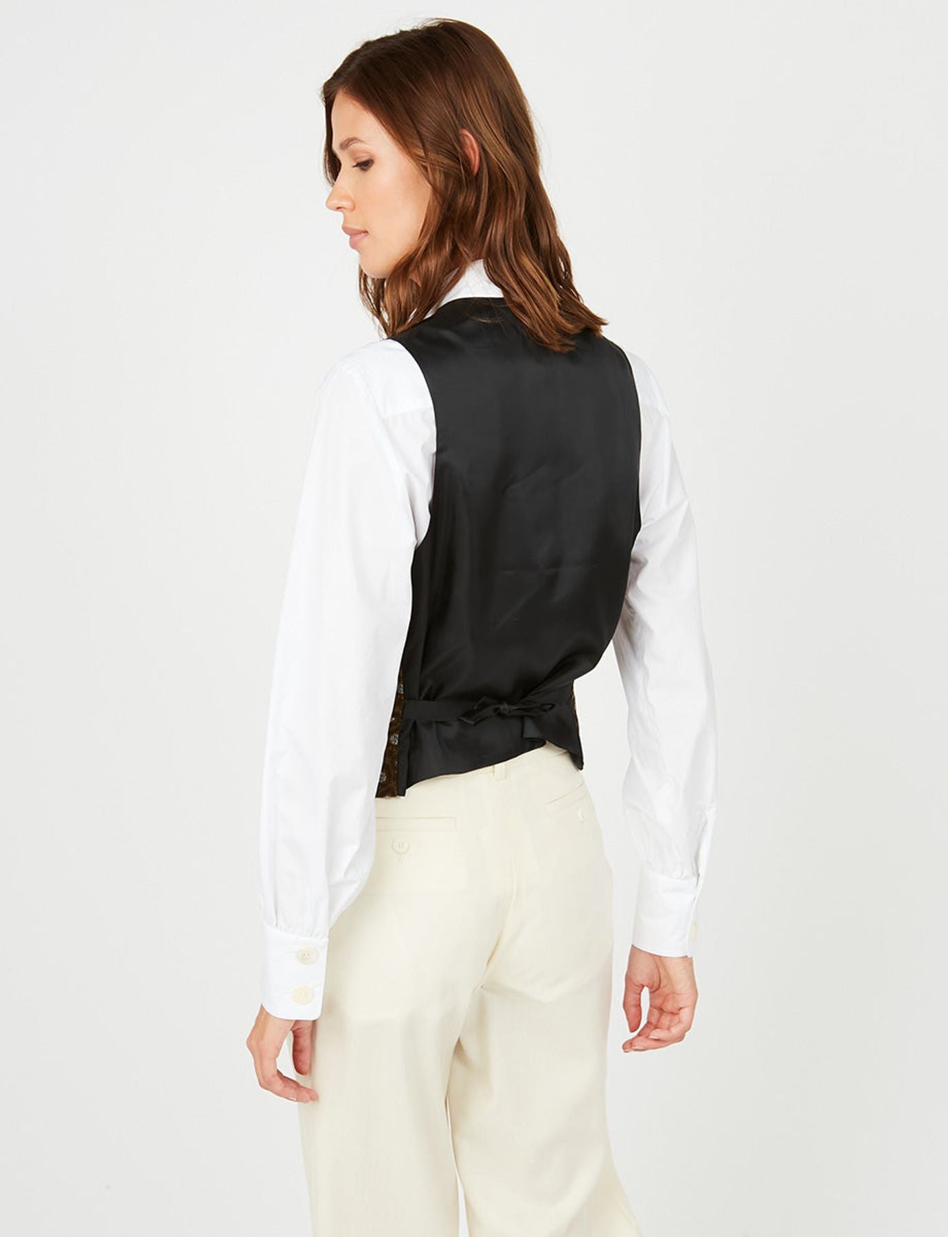 Robinson bronze floral waistcoat