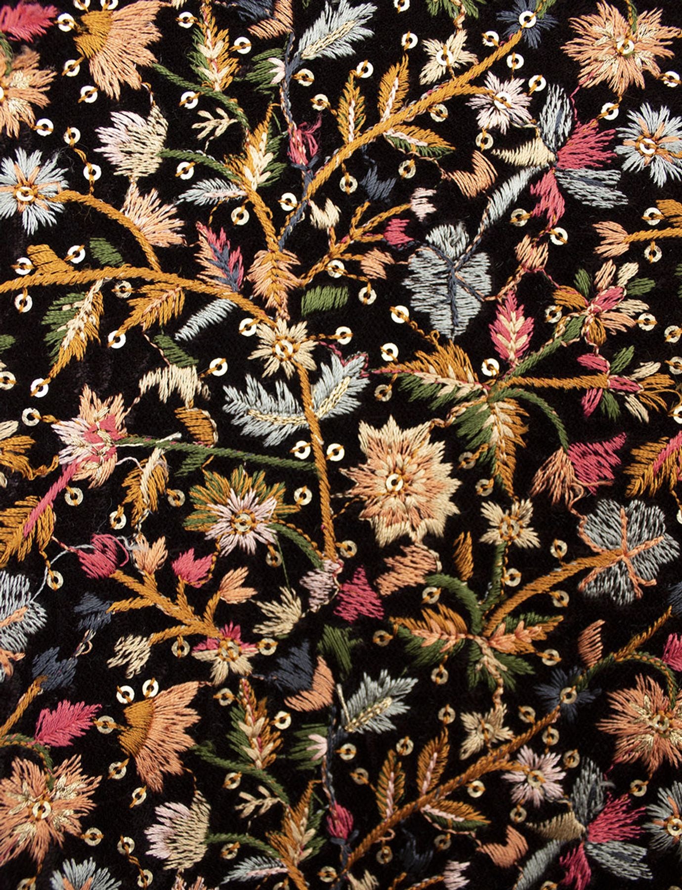 Brown embroidered Robinson waistcoat