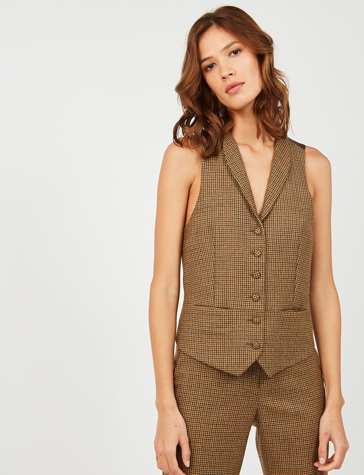 Robinson houndstooth waistcoat