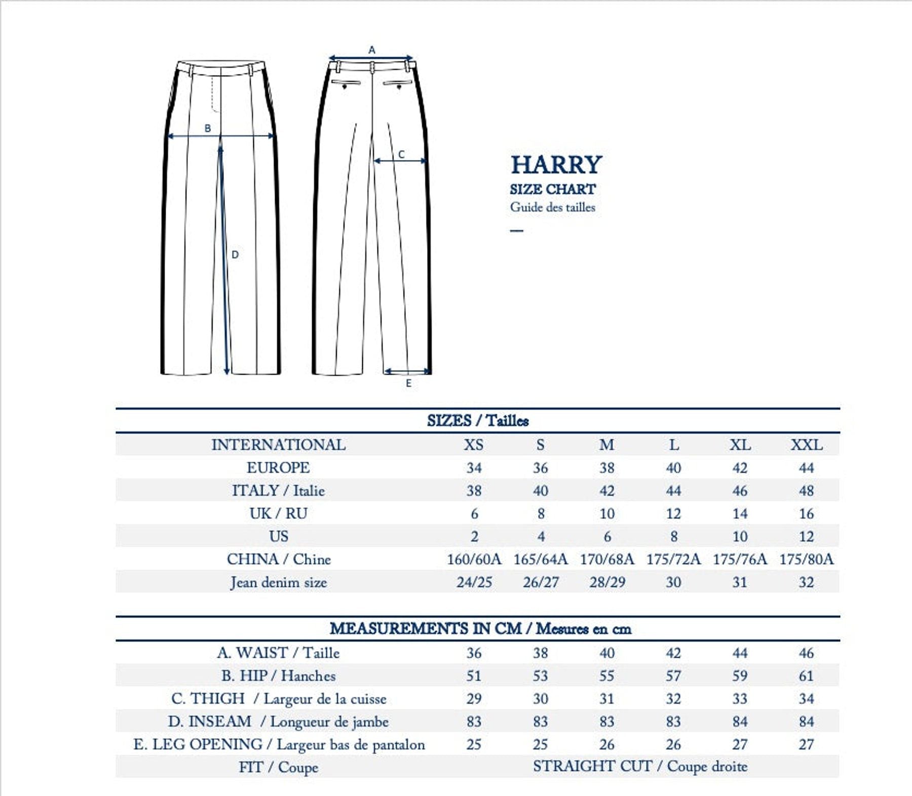 Pantalon Harry noir