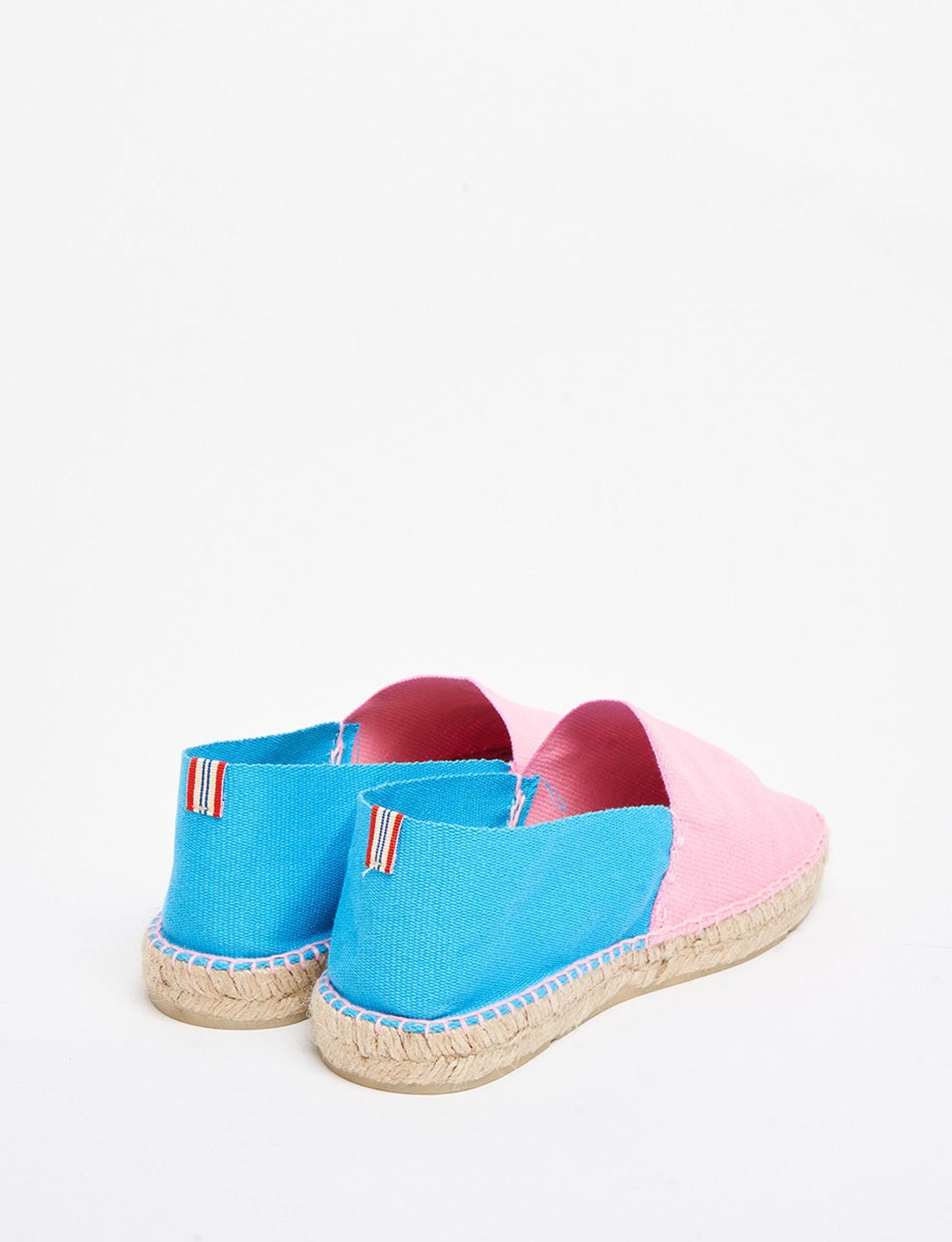 Espadrilles Aglae rose-turquoise