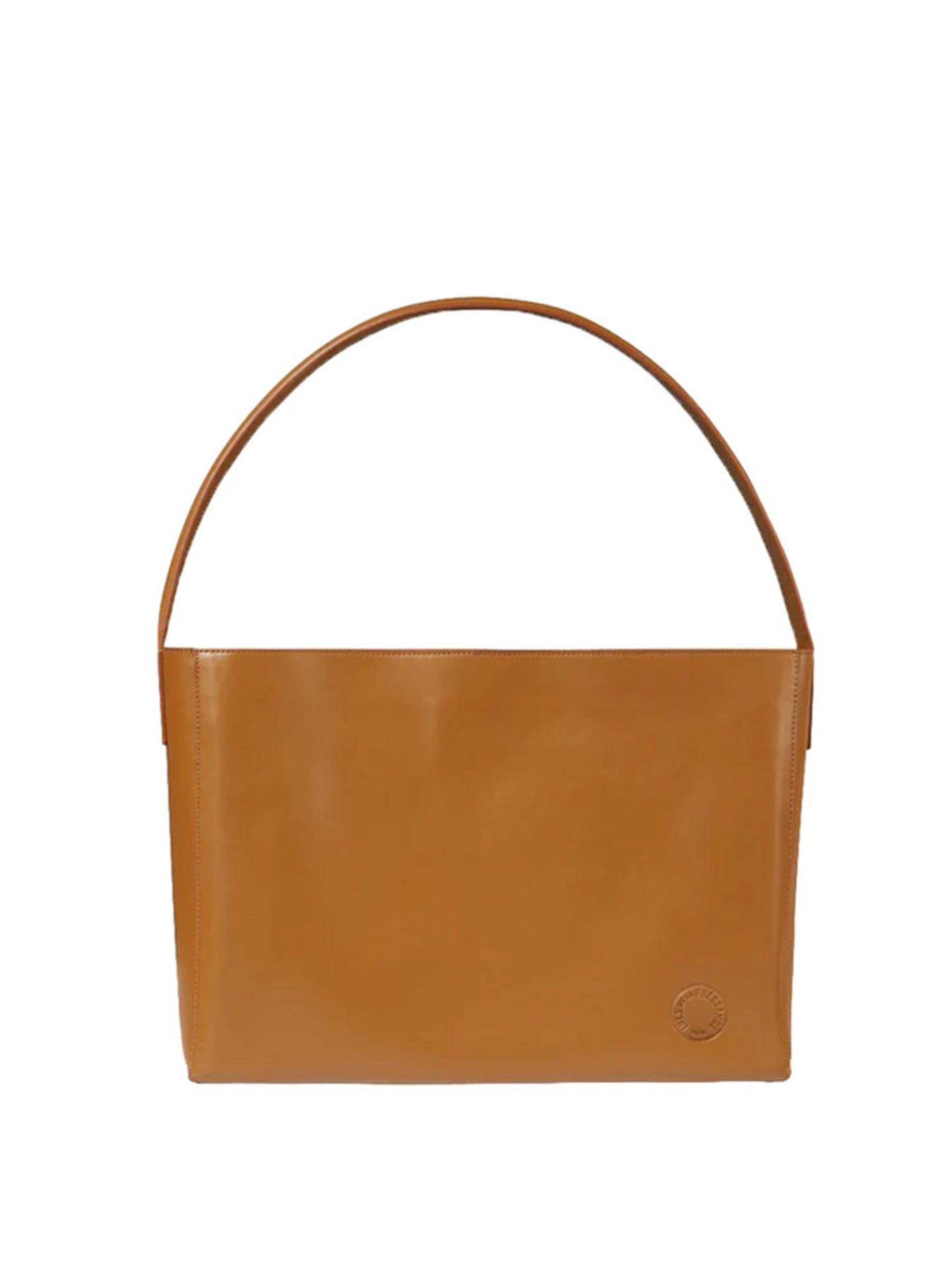 Sac cabas cuir Léonore grand format camel