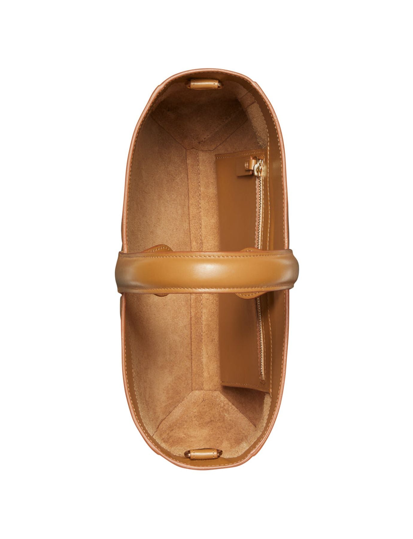 Sac cabas cuir Léonore petit format camel