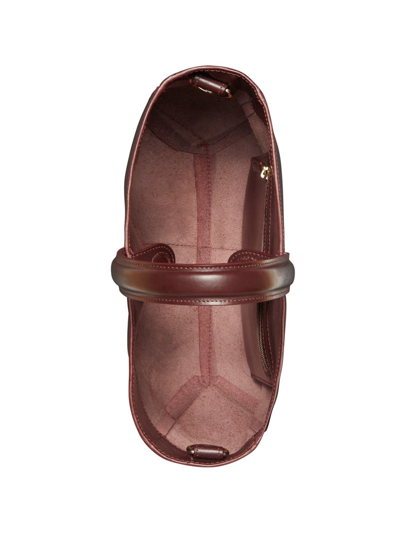 Léonore S burgundy leather bag