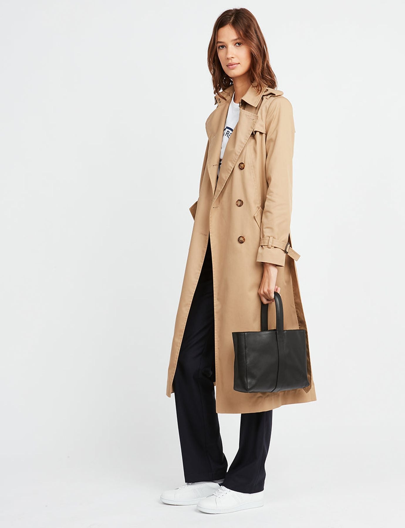 Tasche Leonore S Leder schwarz