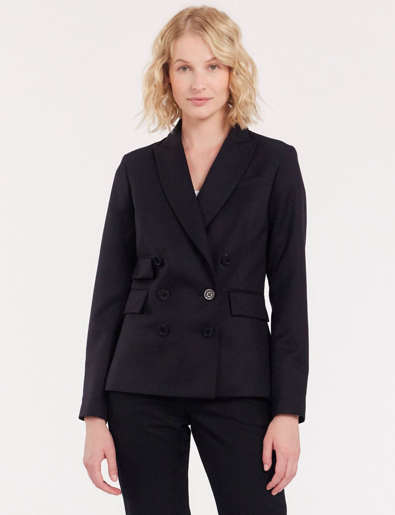 Maurice navy blue wool jacket