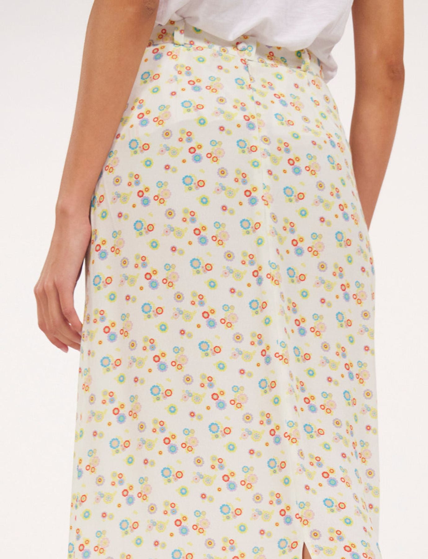 Jupe Aissa à fleurs