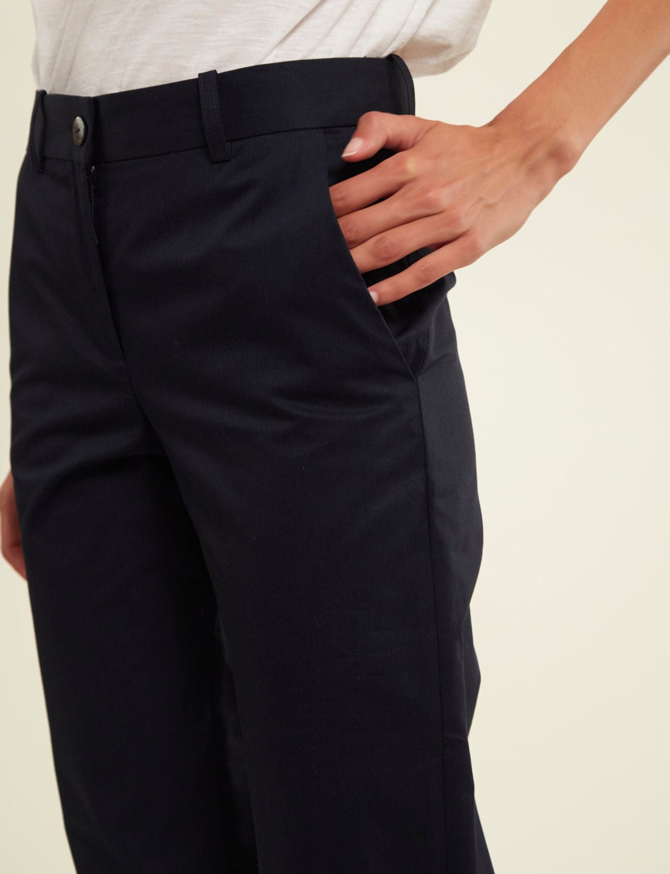 Francisco navy trousers