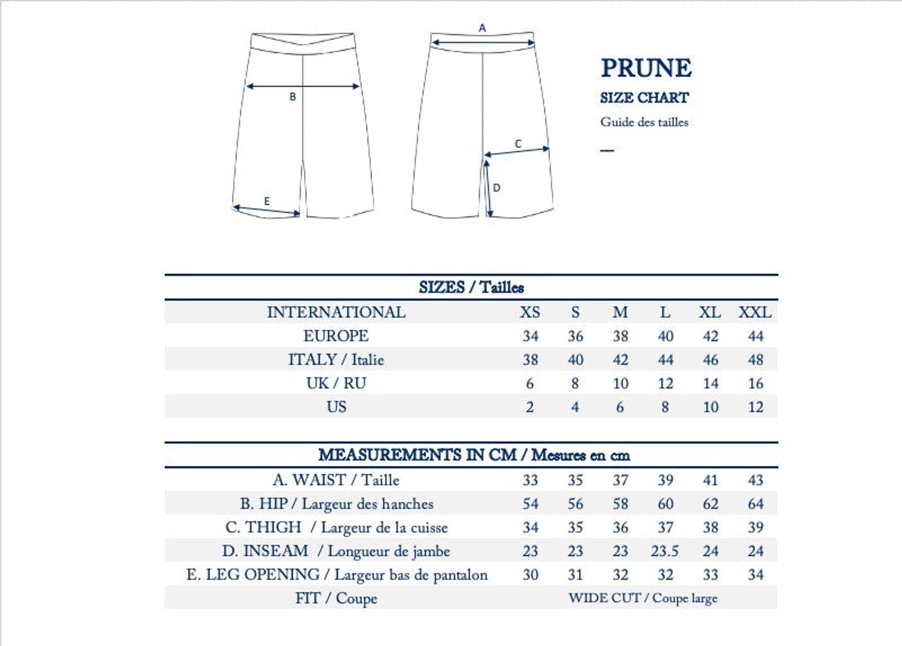 Short Prune jaune