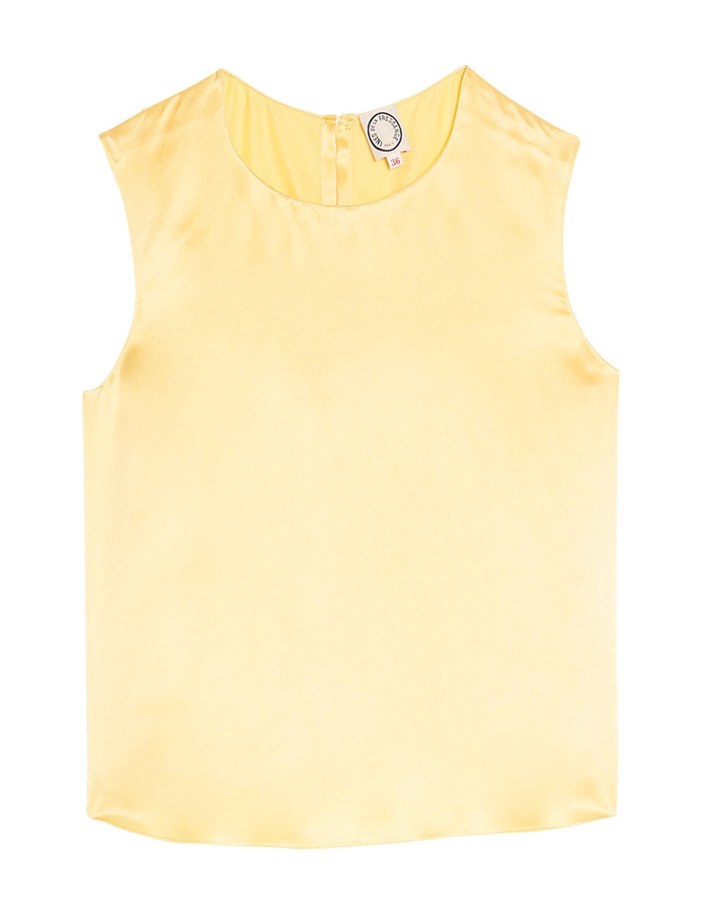 Blouse Albert jaune soie