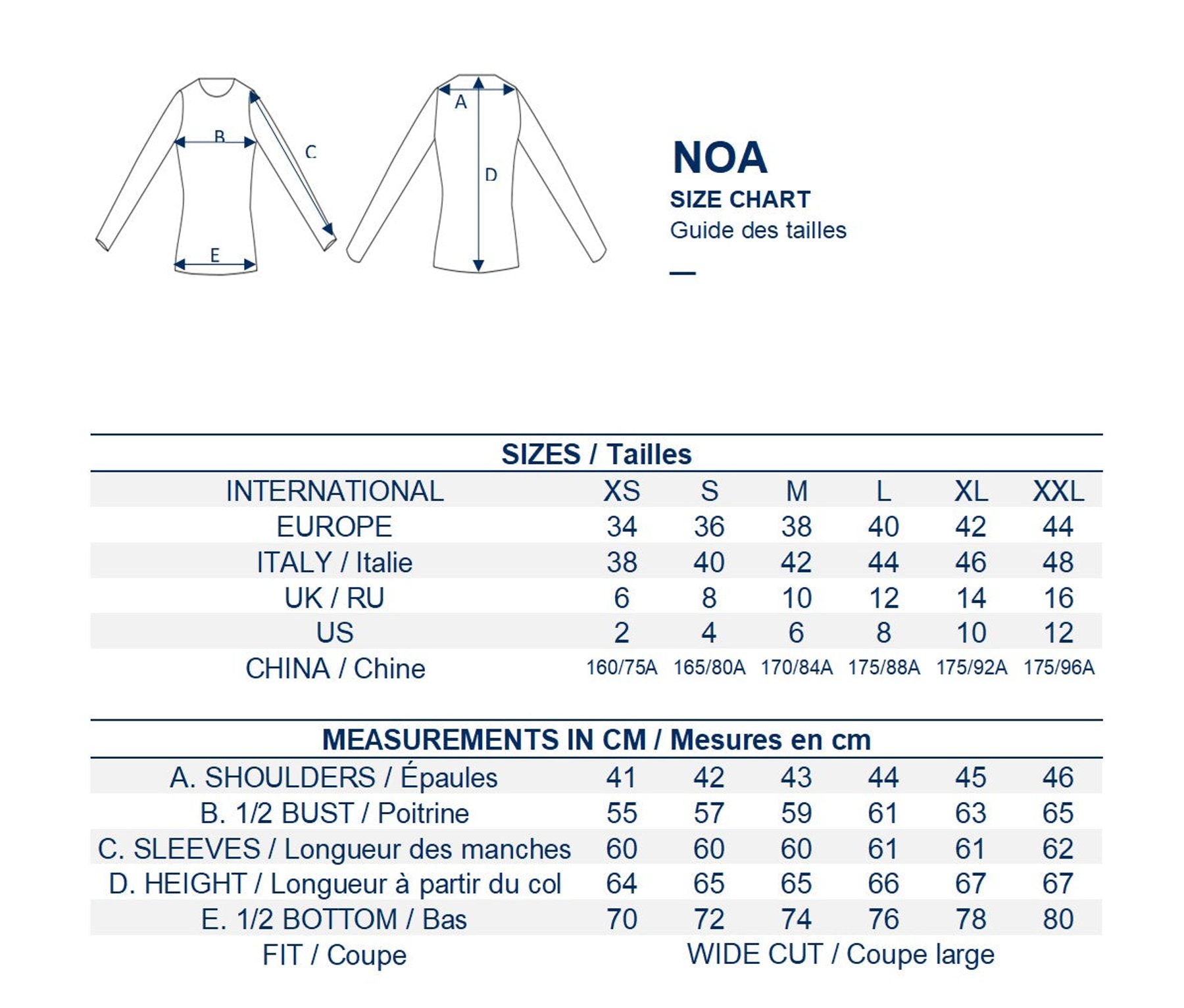 Noa blouse in ecru with stripes