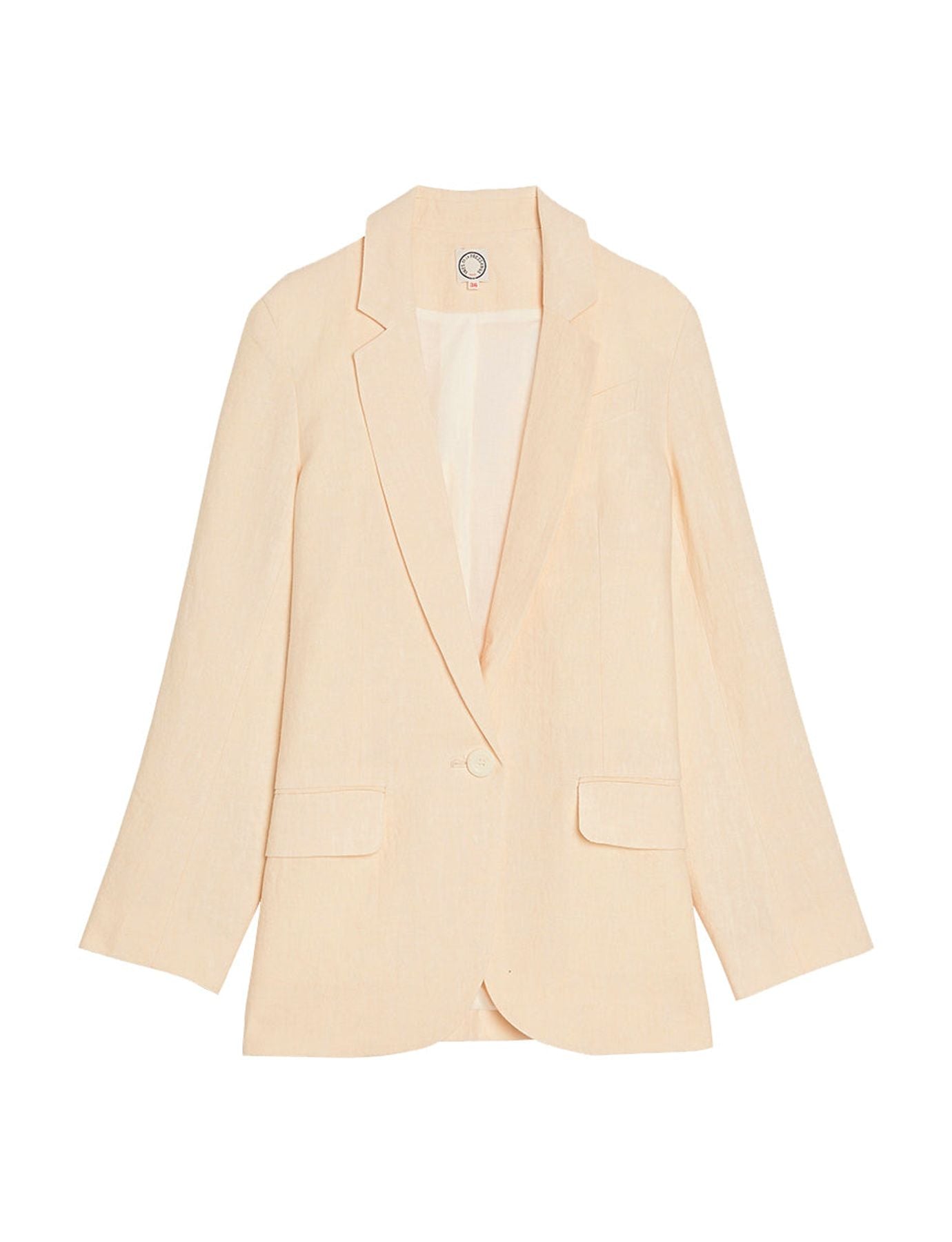 Bruna ecru linen jacket
