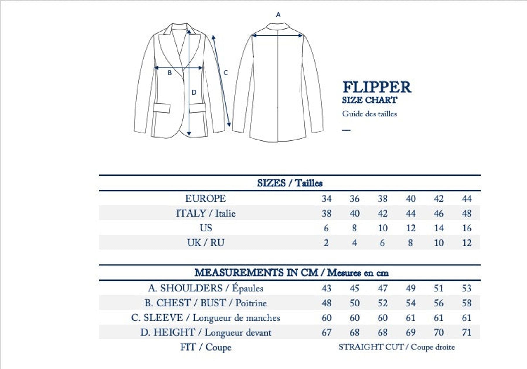 Cobalt blue Flipper jacket