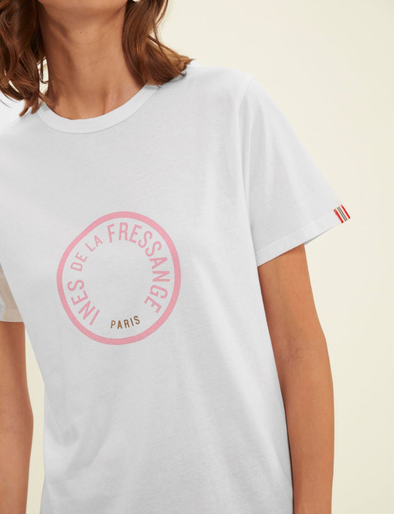 Oscar white logo pink T-shirt