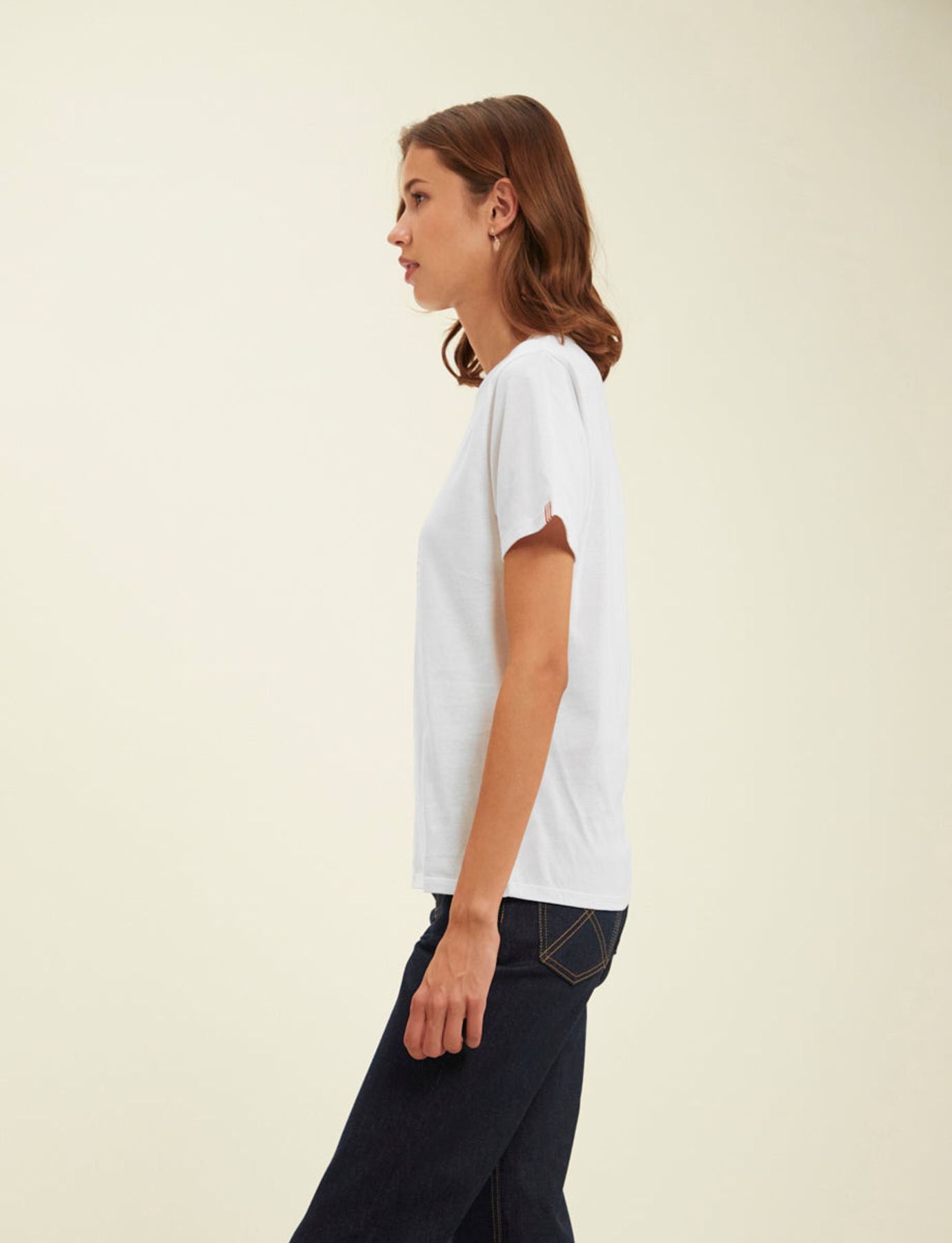 Oscar white logo pink T-shirt