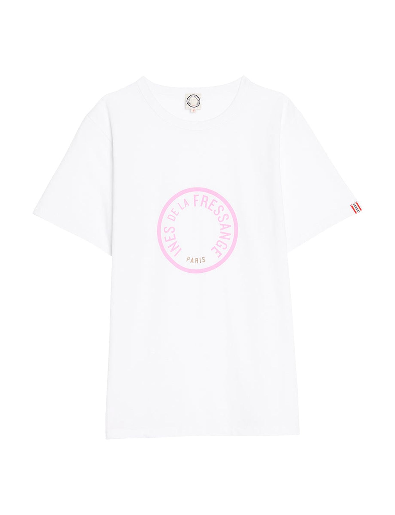 Oscar white logo pink T-shirt