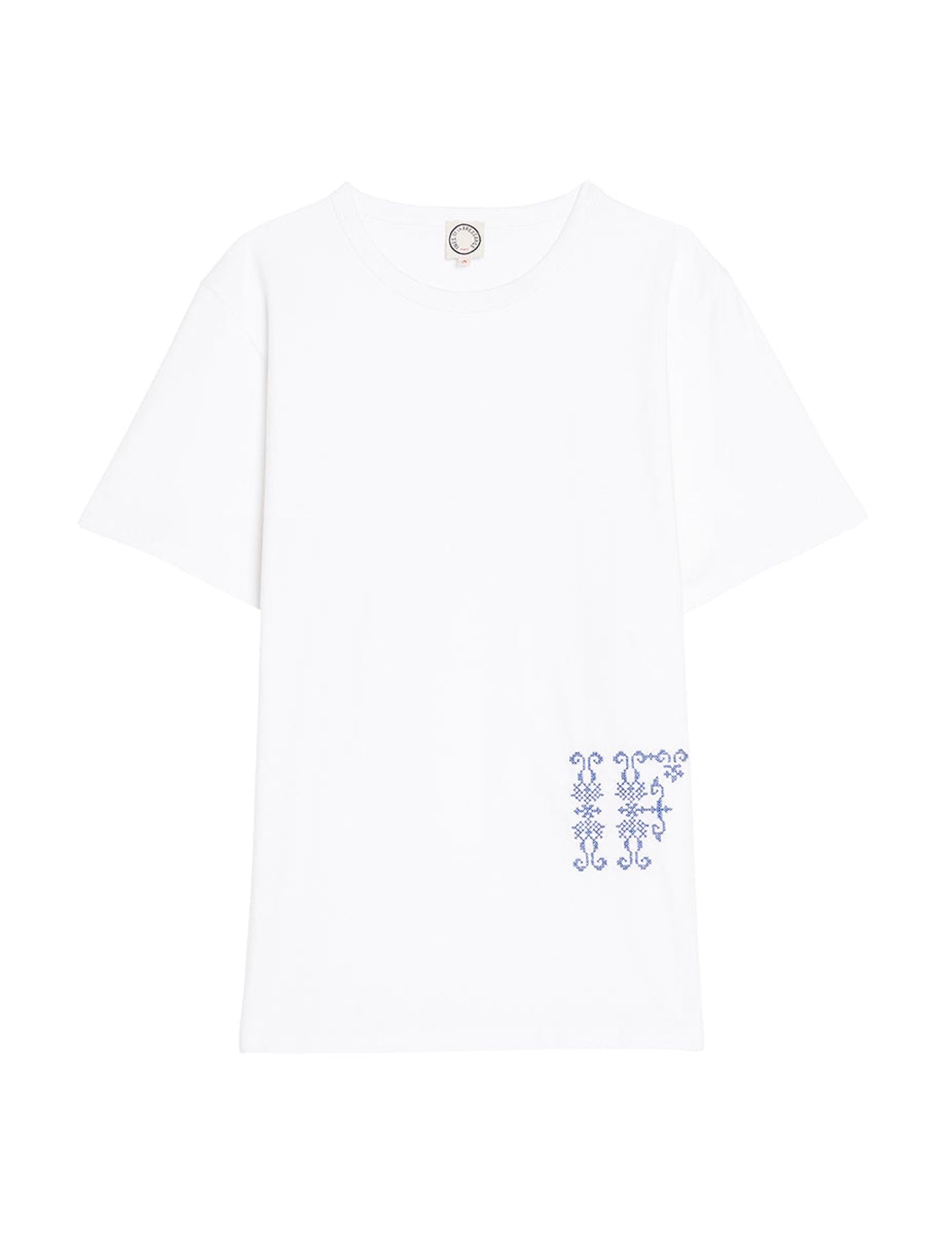 Oscar white embroidered T-shirt