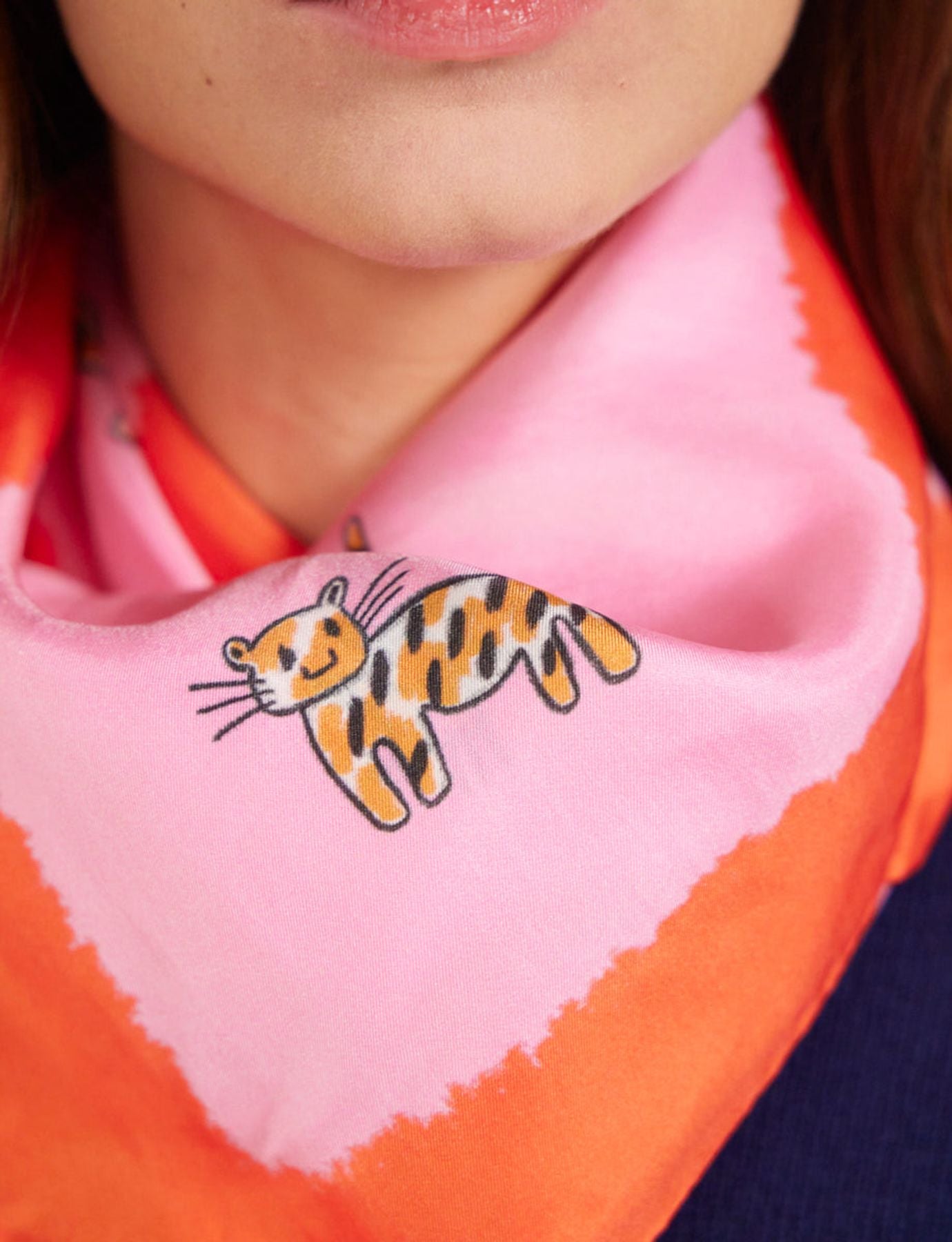 Foulard tigre édition limitée numérotée