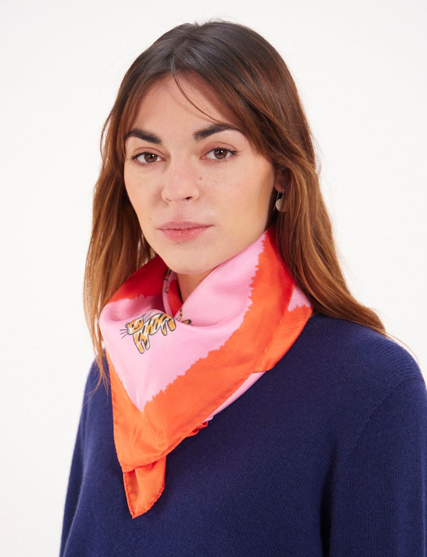 Foulard tigre édition limitée numérotée