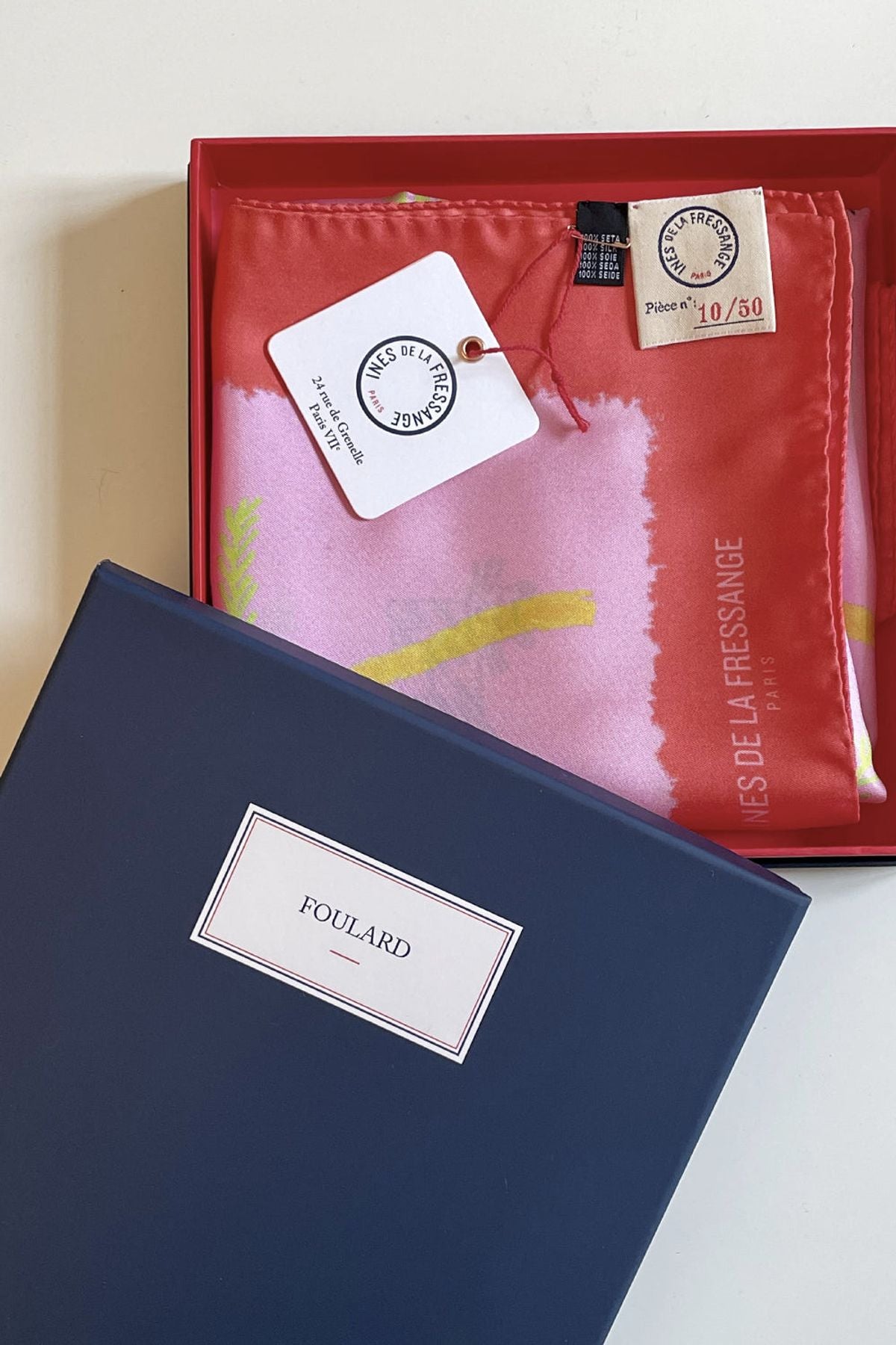 Foulard tigre édition limitée numérotée