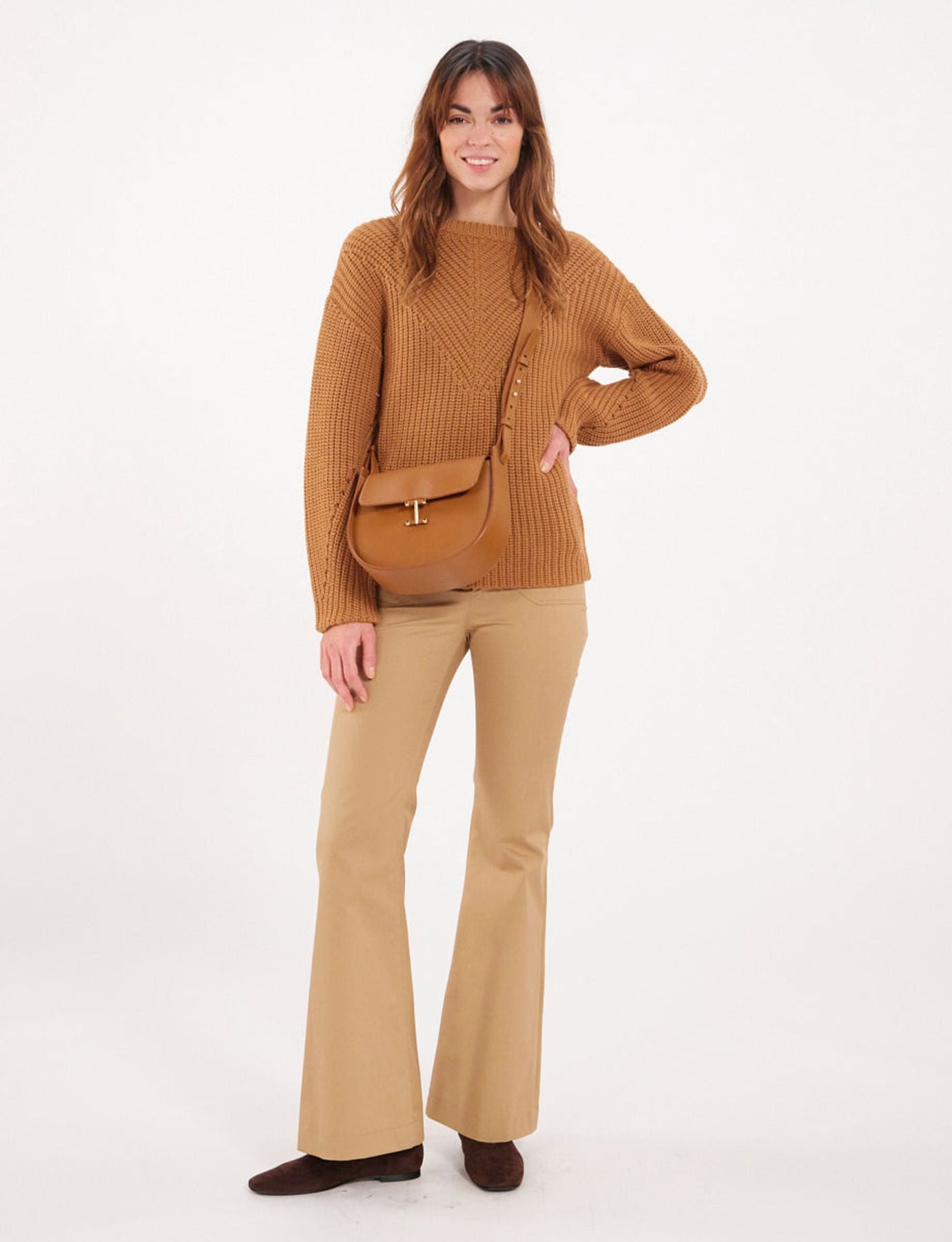 Sac Senda cuir camel