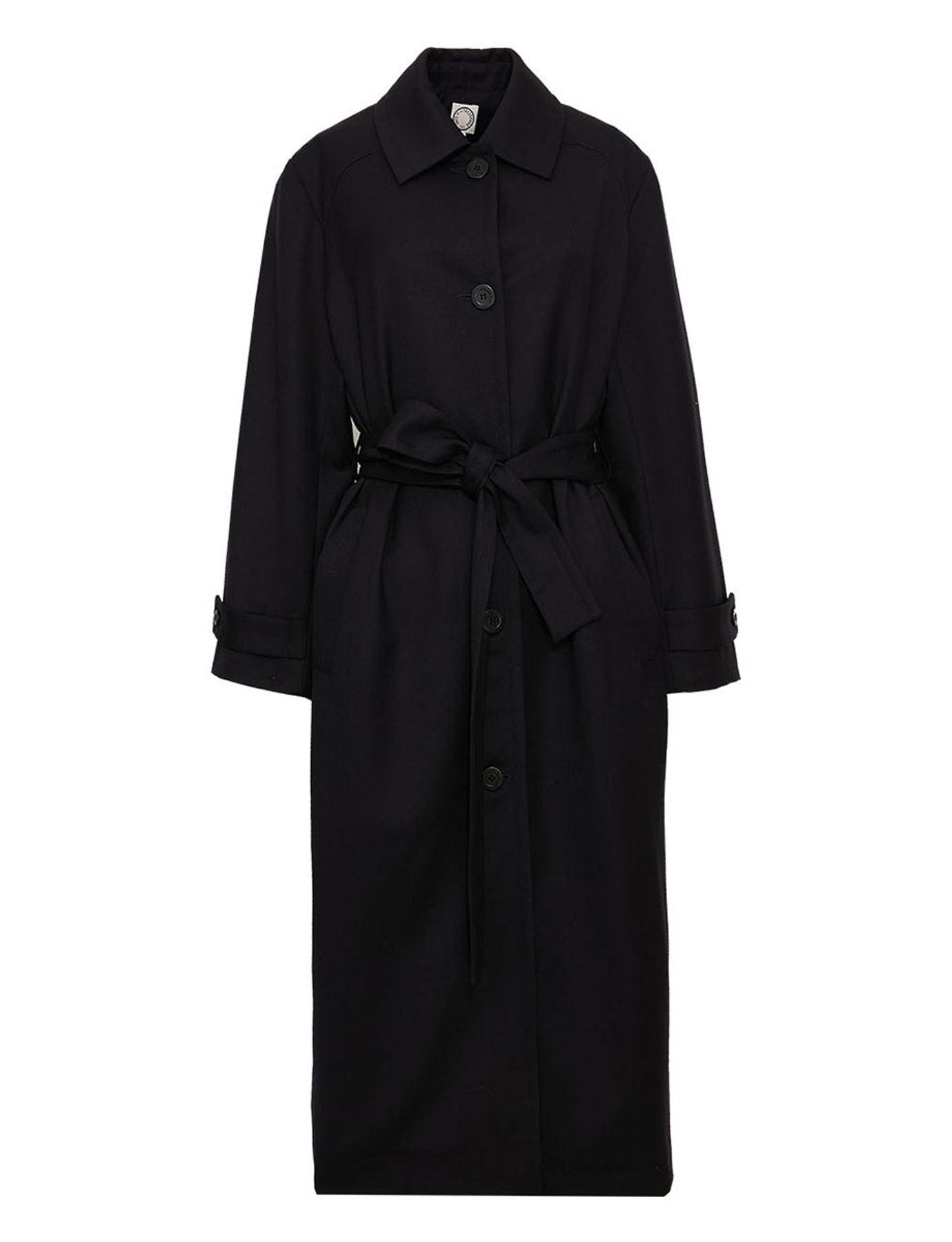 Esme black wool coat