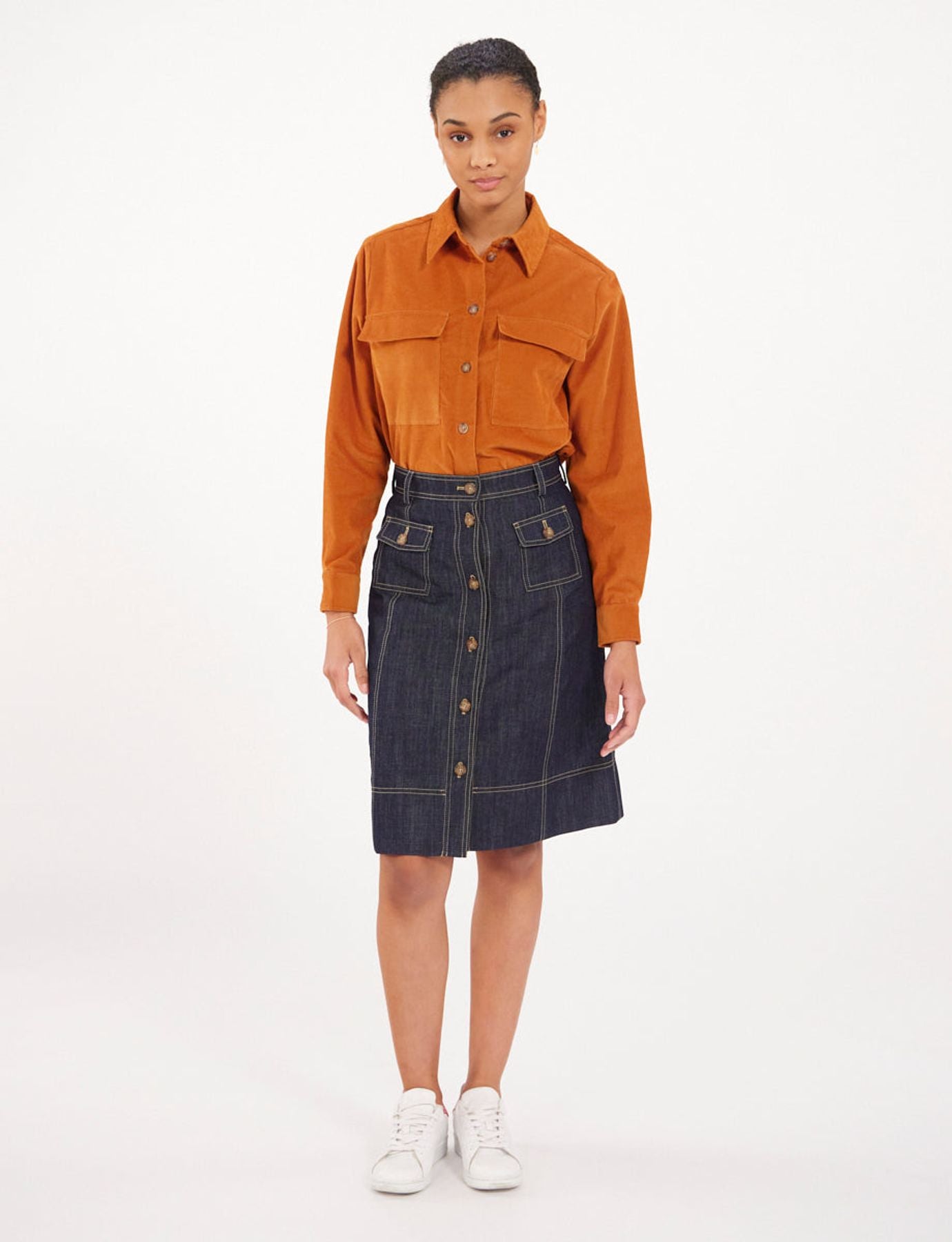 Rachel raw skirt