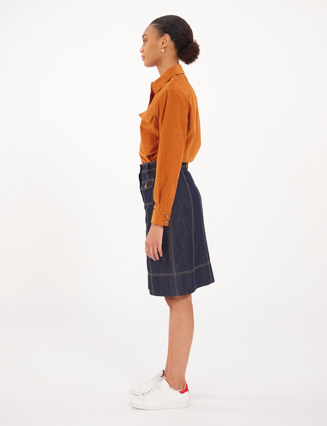Rachel raw skirt