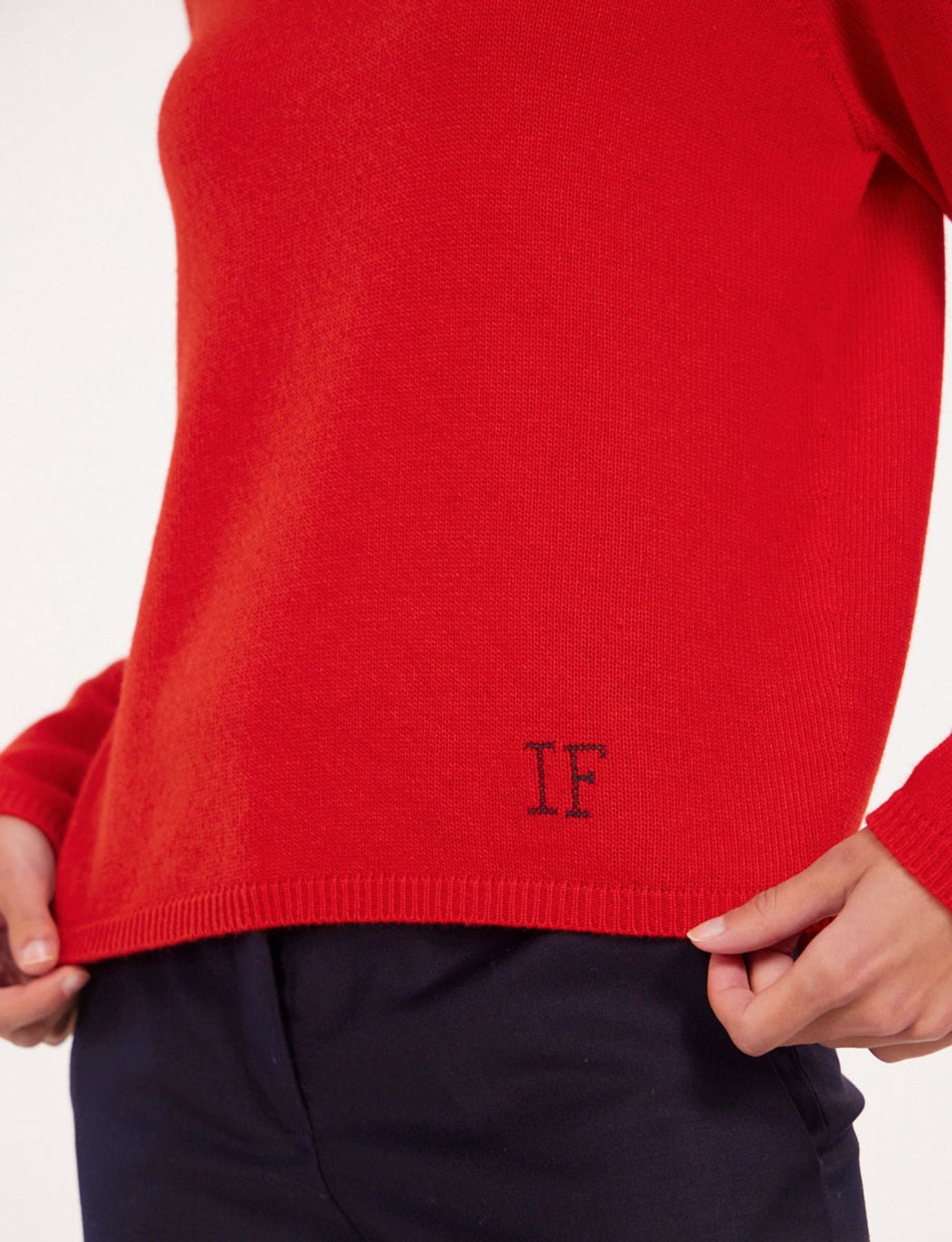 Angelina red jumper