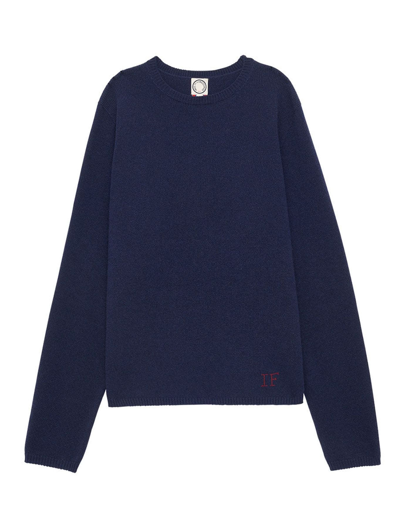 Angelina navy jumper