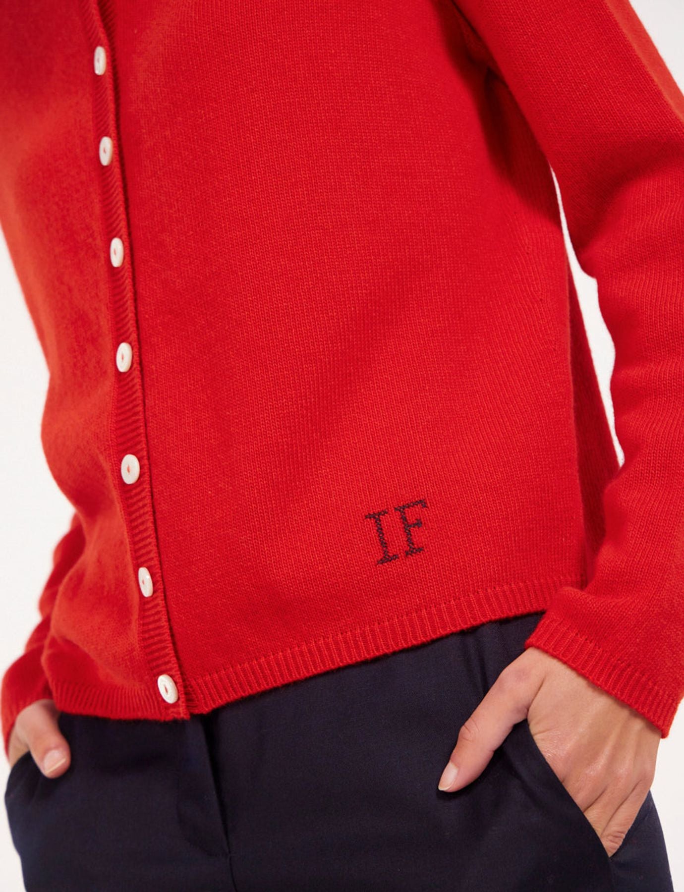Cesaria red cardigan