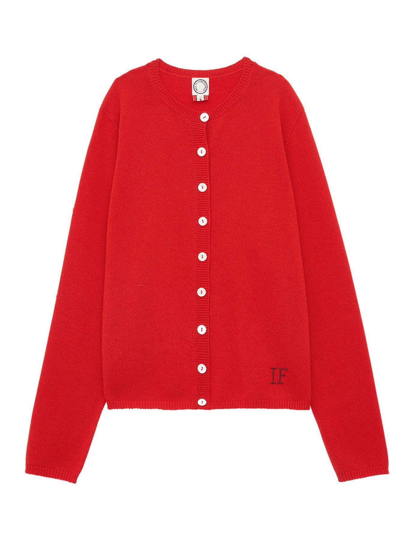Cesaria red cardigan