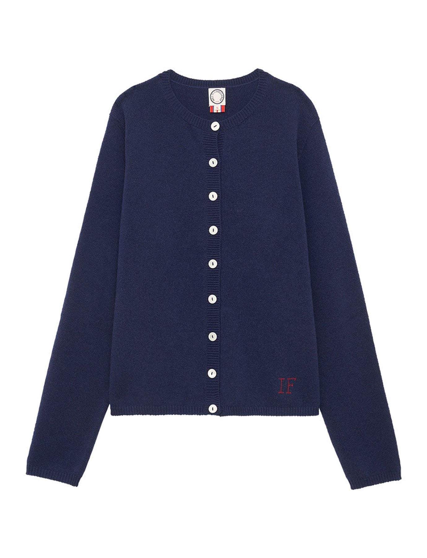 Cesaria navy blue cardigan