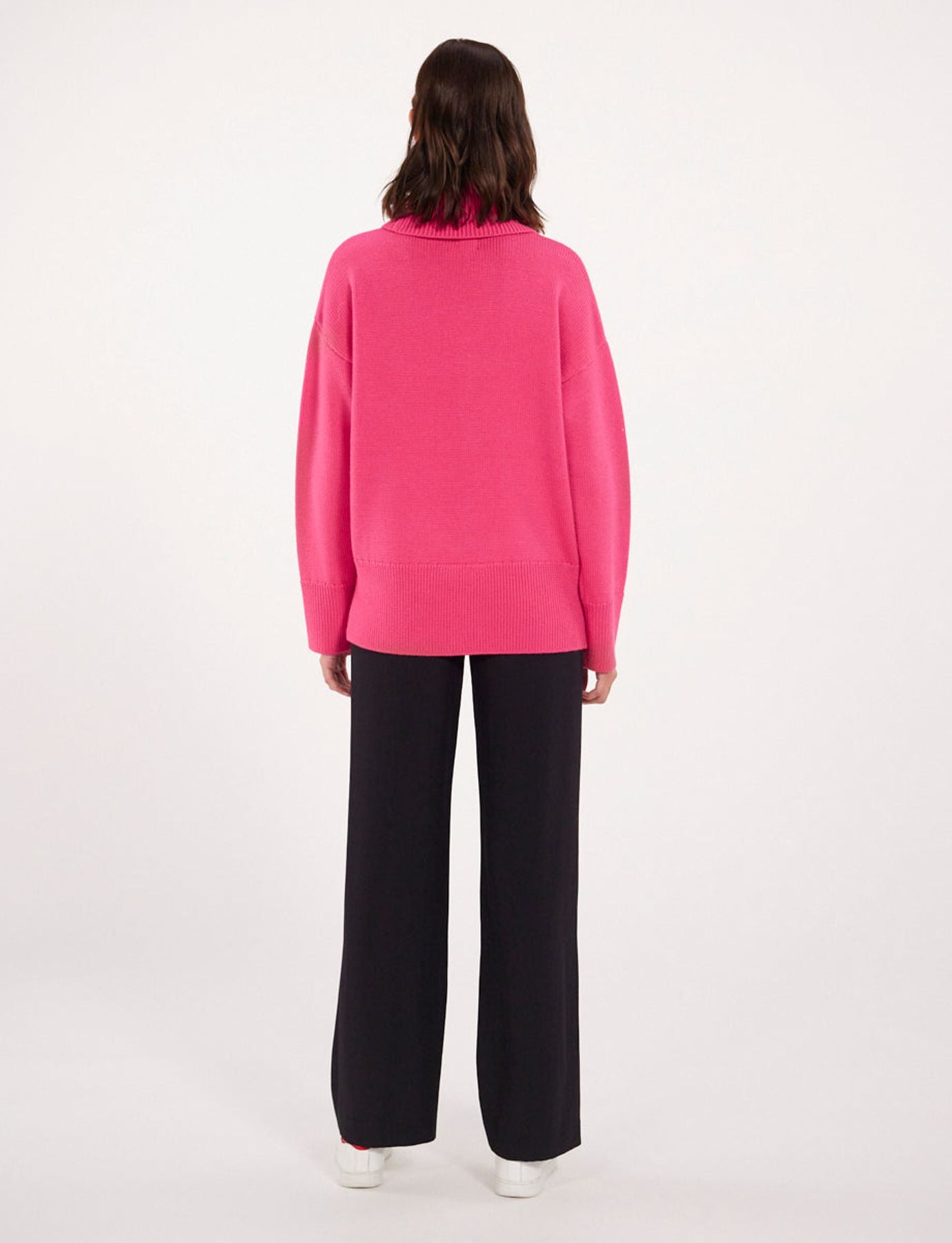 Stefania pink wool jumper