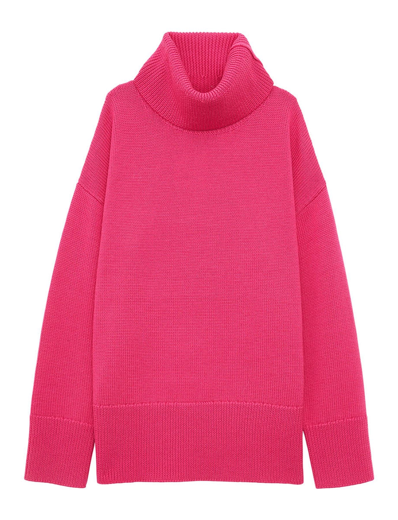Stefania pink wool jumper