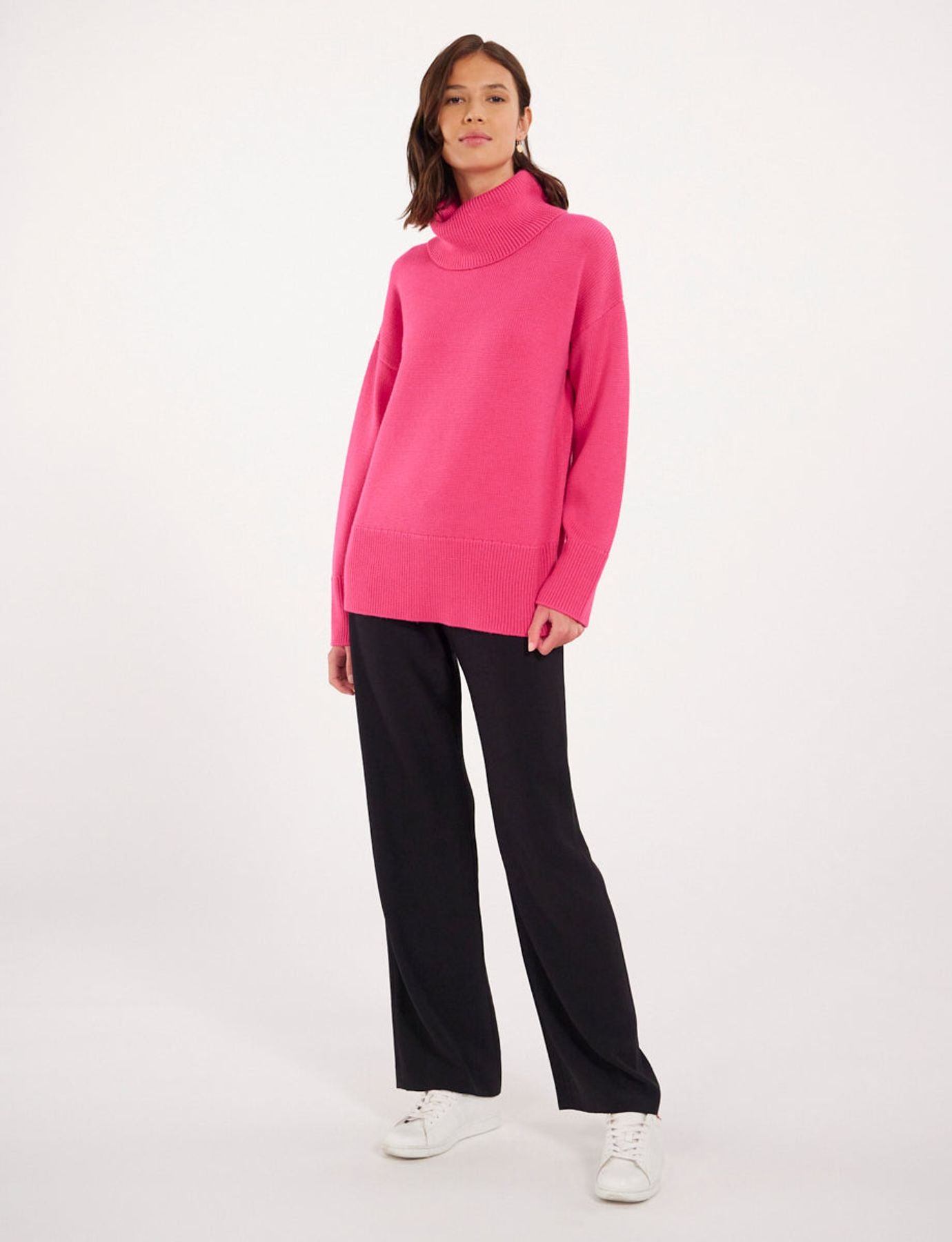 Stefania pink wool jumper