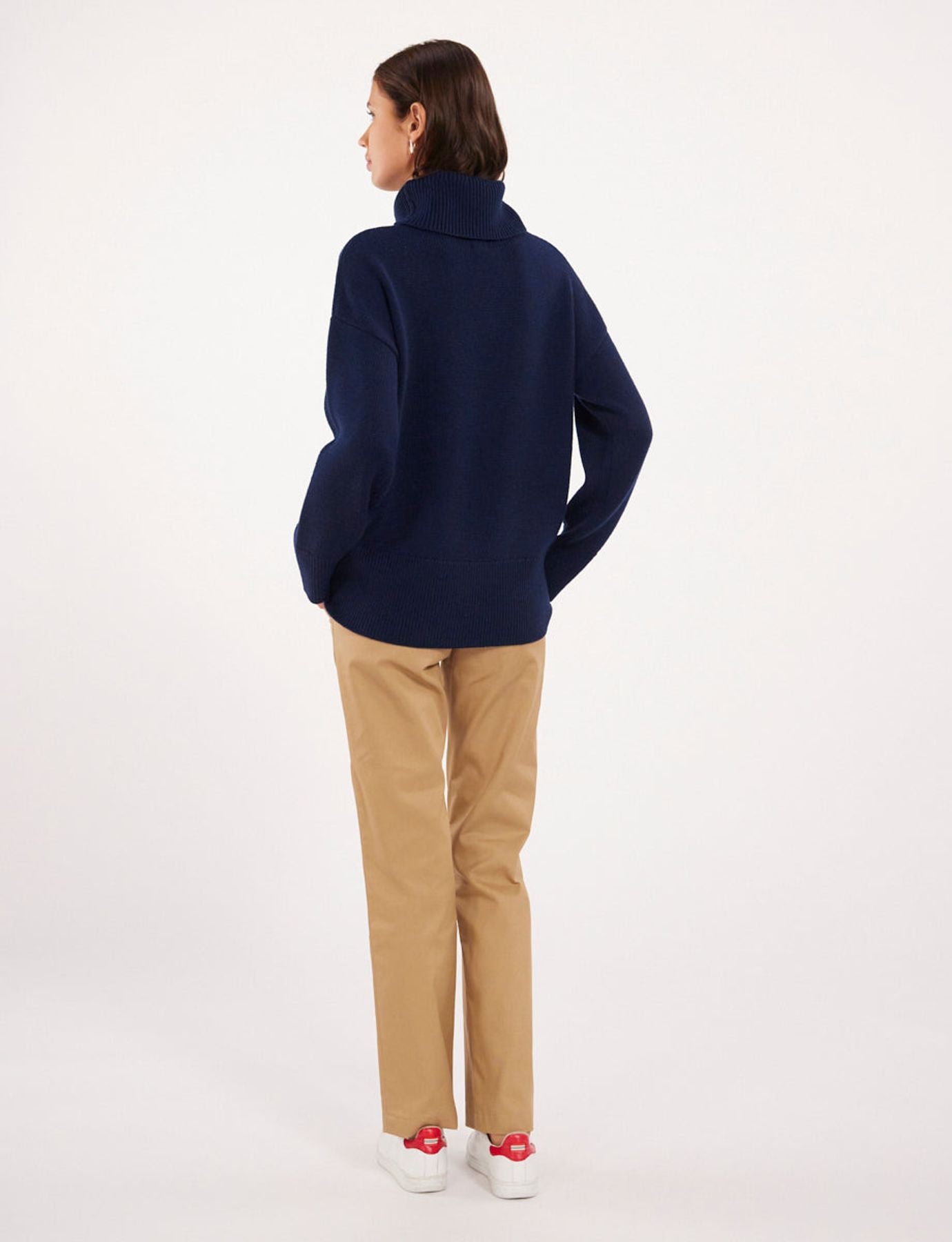 Jersey de lana azul Stefania