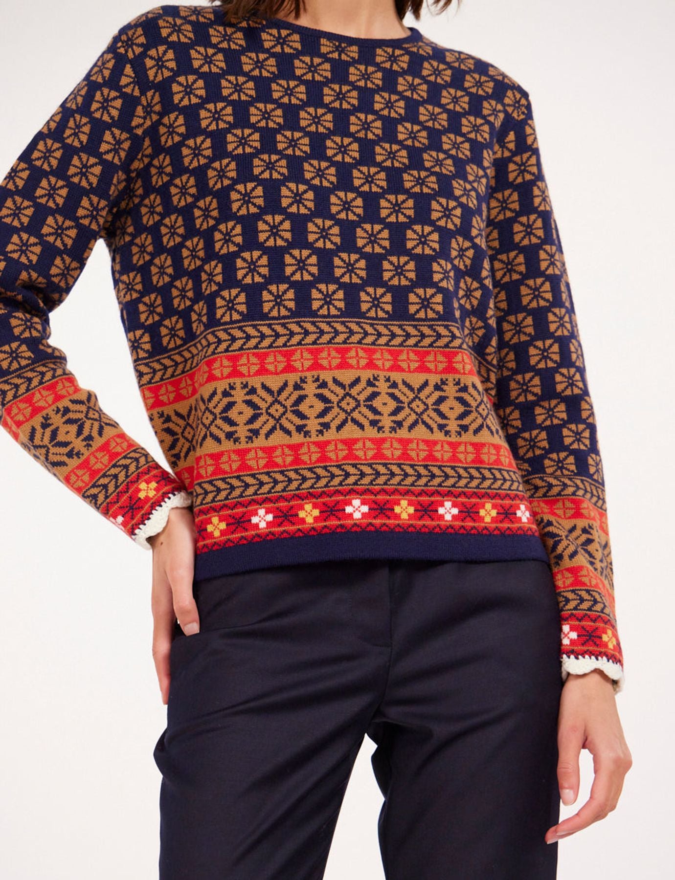 Folklo jacquard jumper