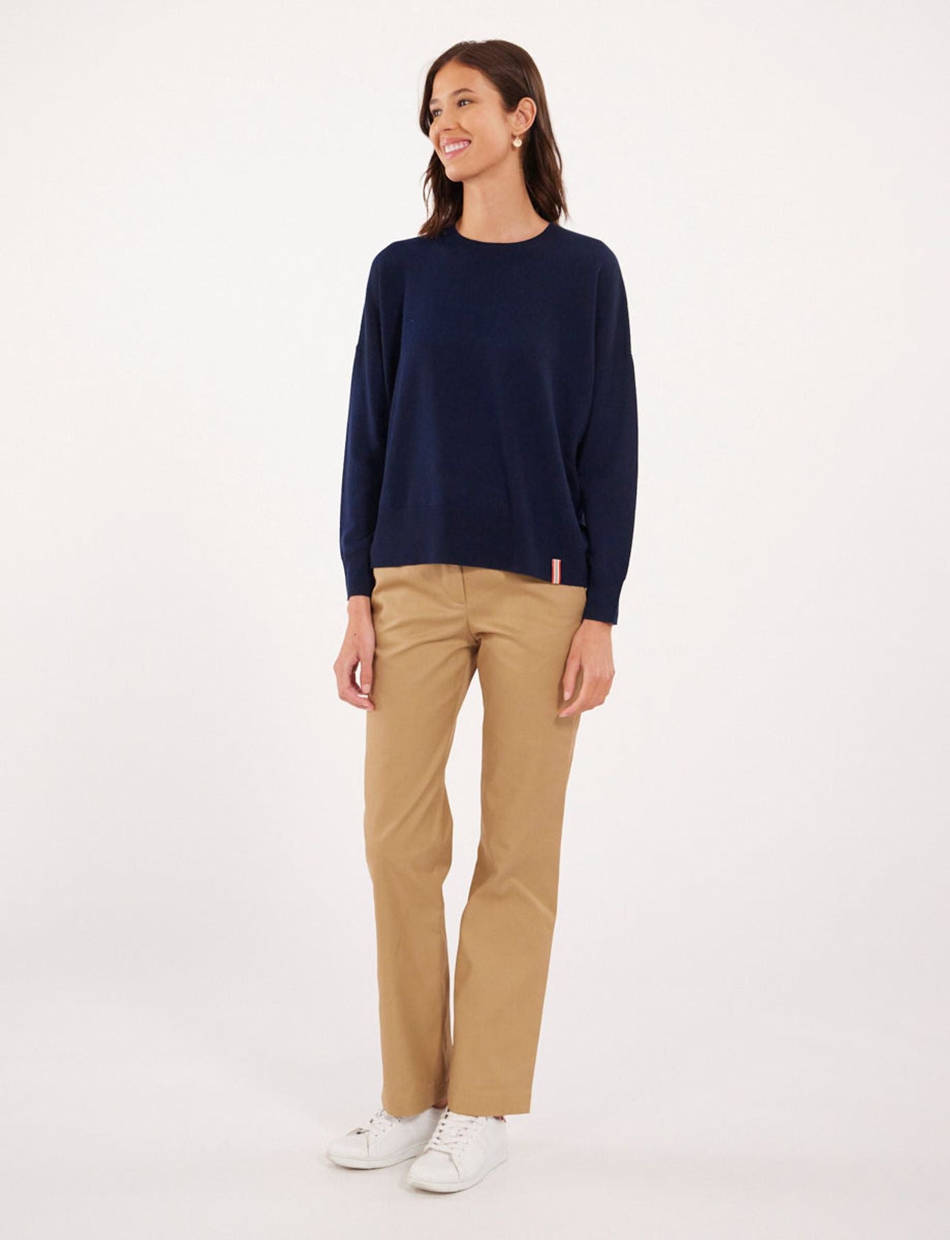 Alessia navy blue wool jumper